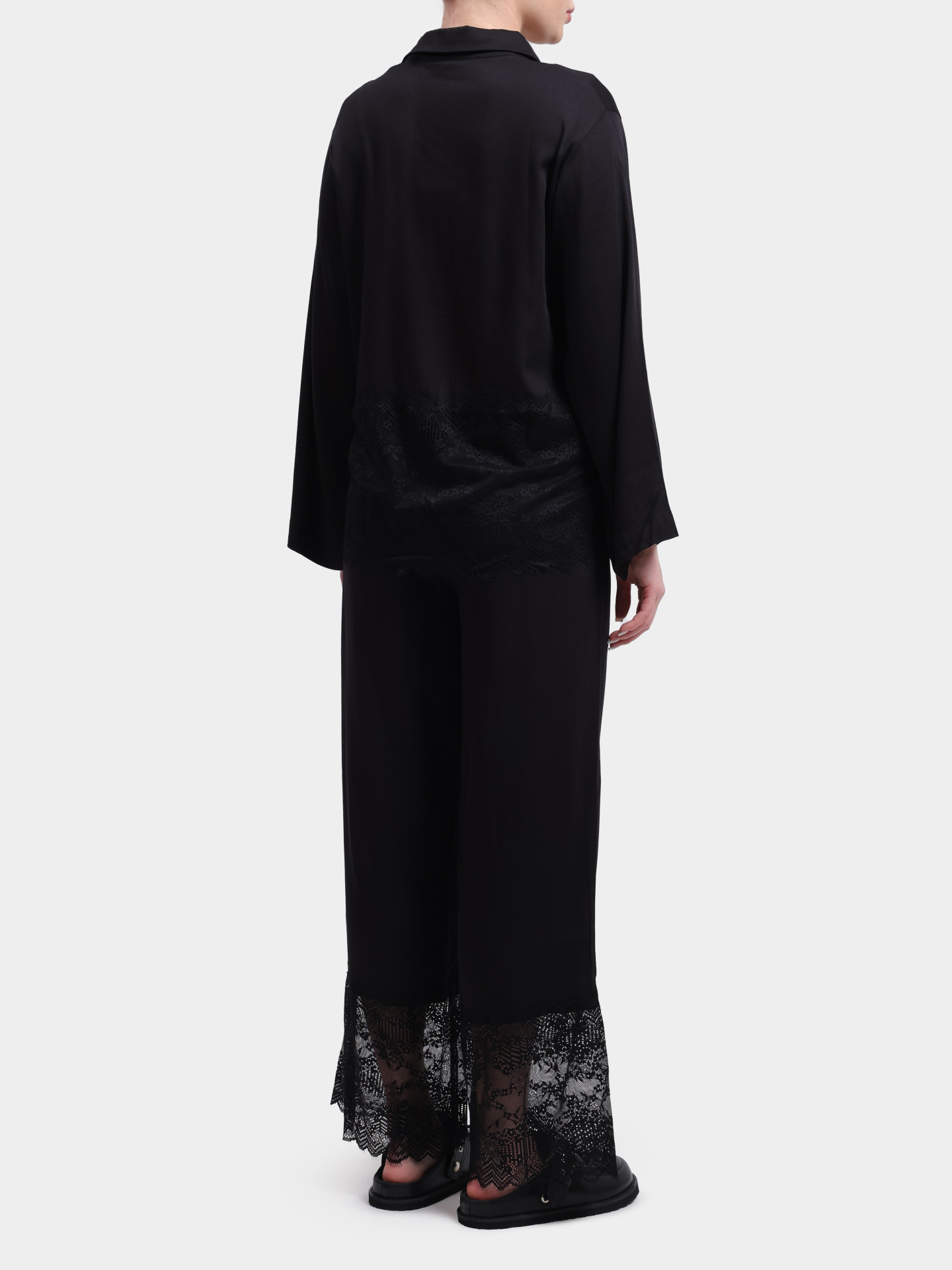 Брюки RED LABEL LACE_PANTS 10267405 01 50549974 001 черные женские  — купить в интернет-магазине Verdistore