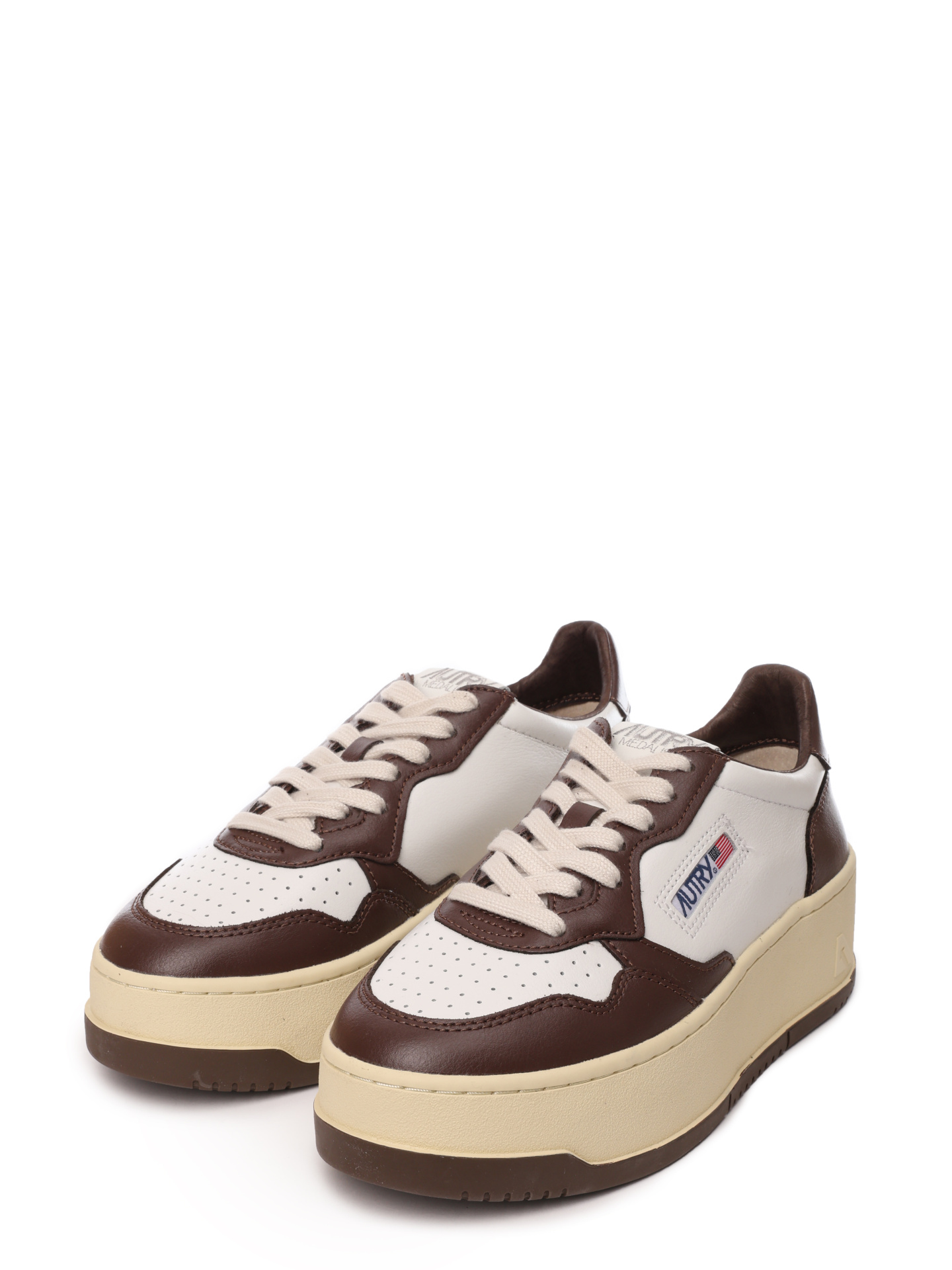 Кеды Autry PTLW-WB46 комбинированные женские на массивной подошве — купить в интернет-магазине Verdistore