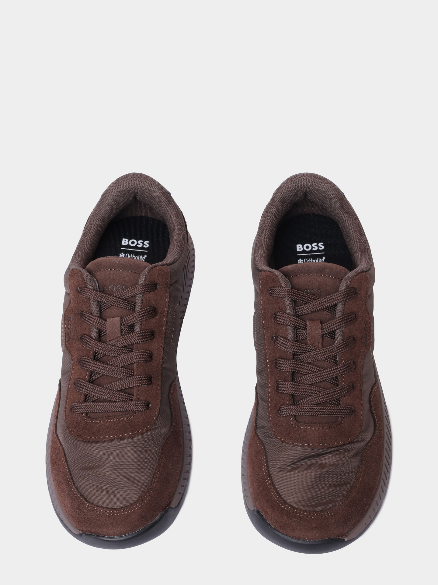 Кроссовки Boss Titanium_Runn_sdnypa 10275890 01 50552895 205 коричневые мужские  — купить в интернет-магазине Verdistore
