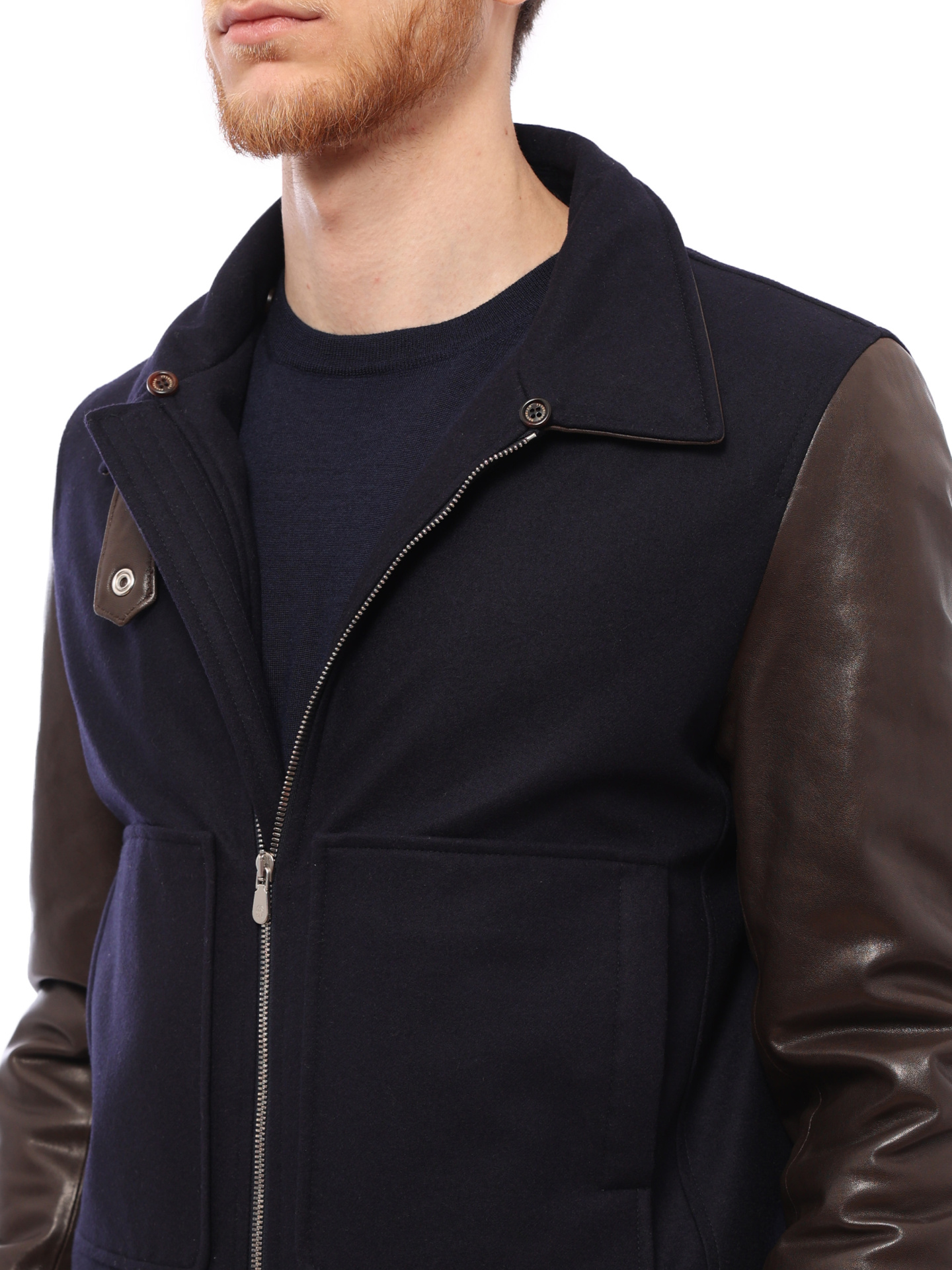 Куртка Brunello Cucinelli MM38P6374 CQ501 комбинированная мужская — купить в интернет-магазине Verdistore