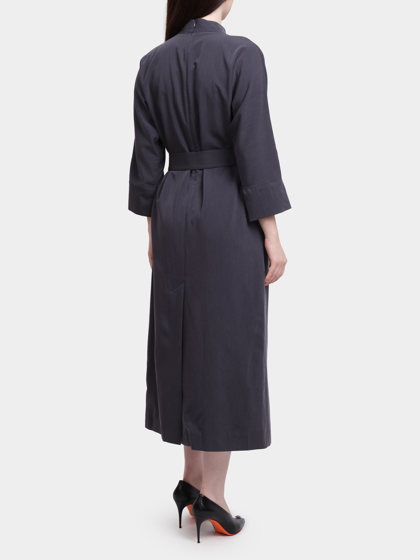 Платье Re Vera 56W-23-2123 темно-серое женское — купить в интернет-магазине Verdistore