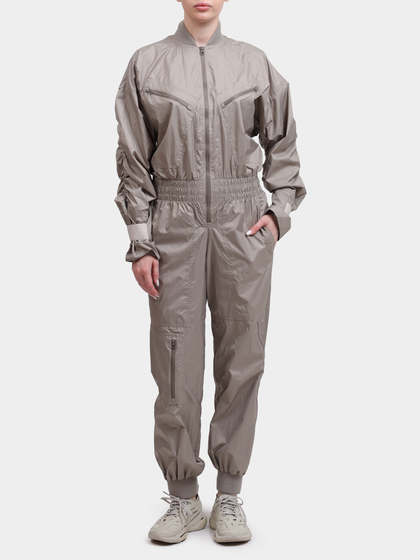 Комбинезон Adidas by Stella McCartney FK8861 бежевый женский — купить в интернет-магазине Verdistore