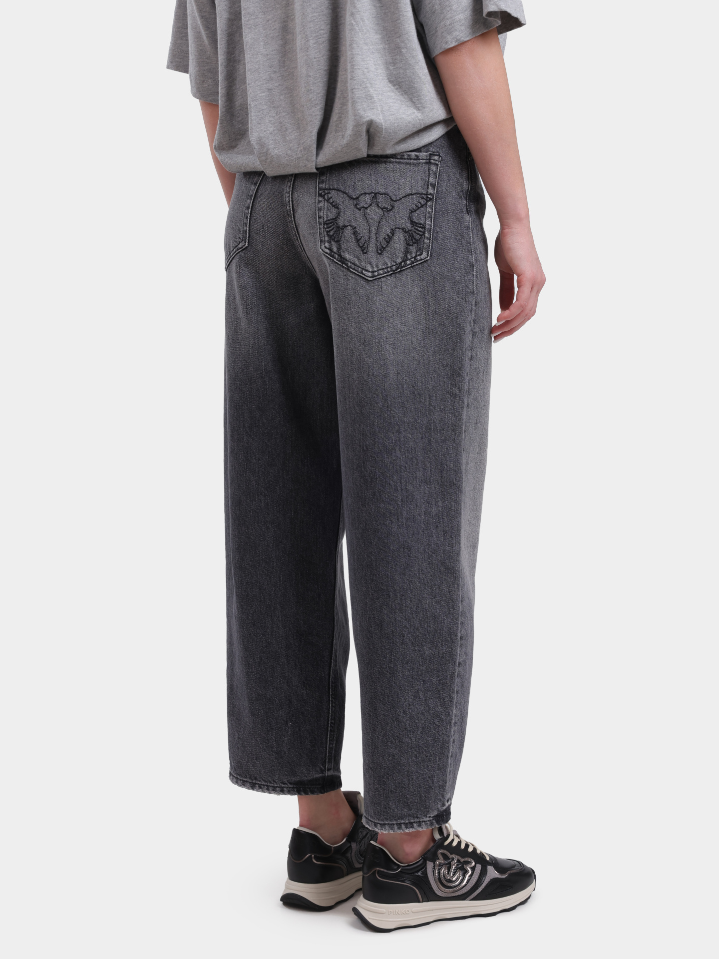 Джинсы Pinko 103857 A2RY PJ9 женские с эффектом потертости — купить в интернет-магазине Verdistore