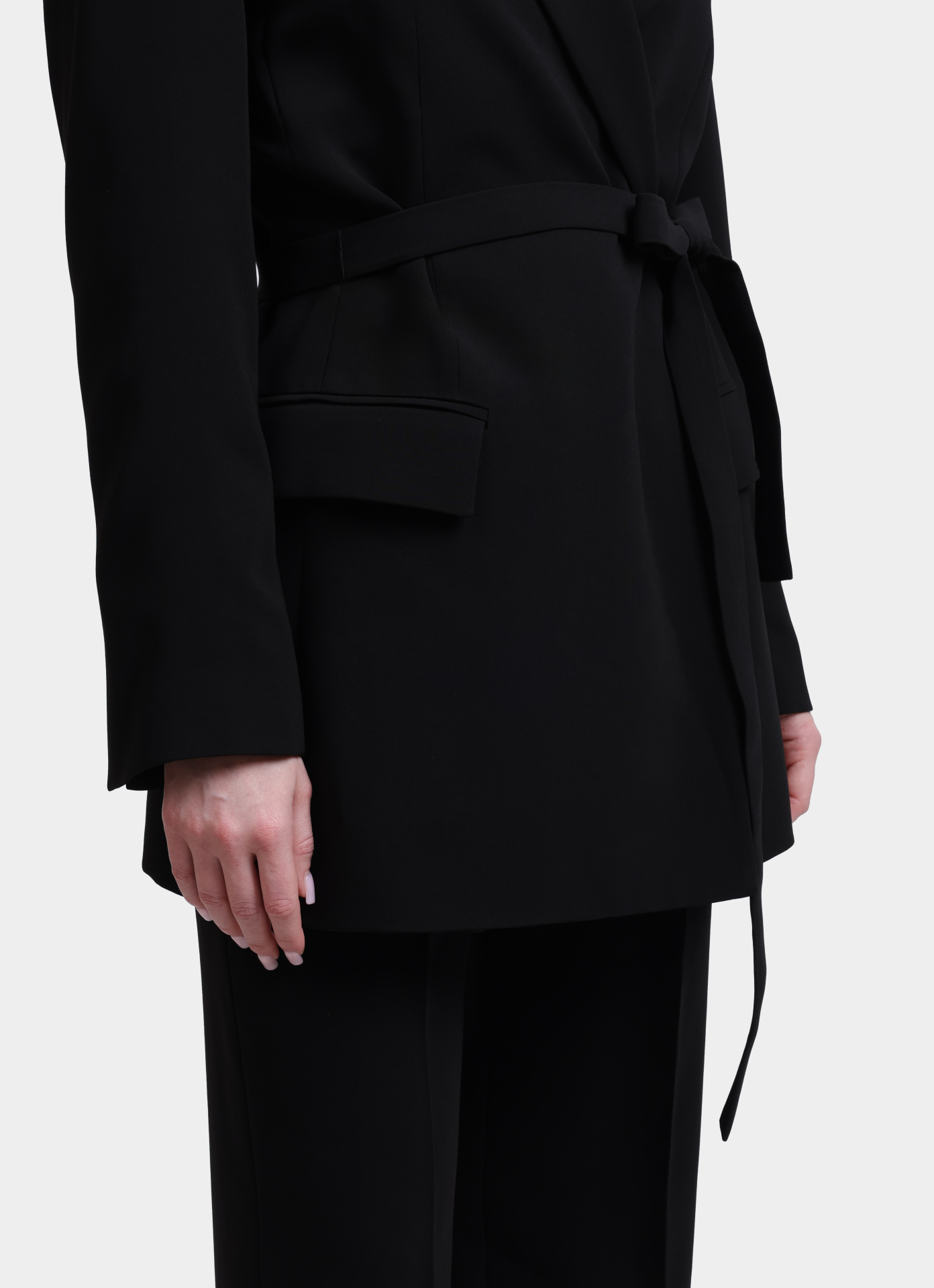 Жакет Marella MLLZERBINO 004 черный женский приталенного кроя — купить в интернет-магазине Verdistore