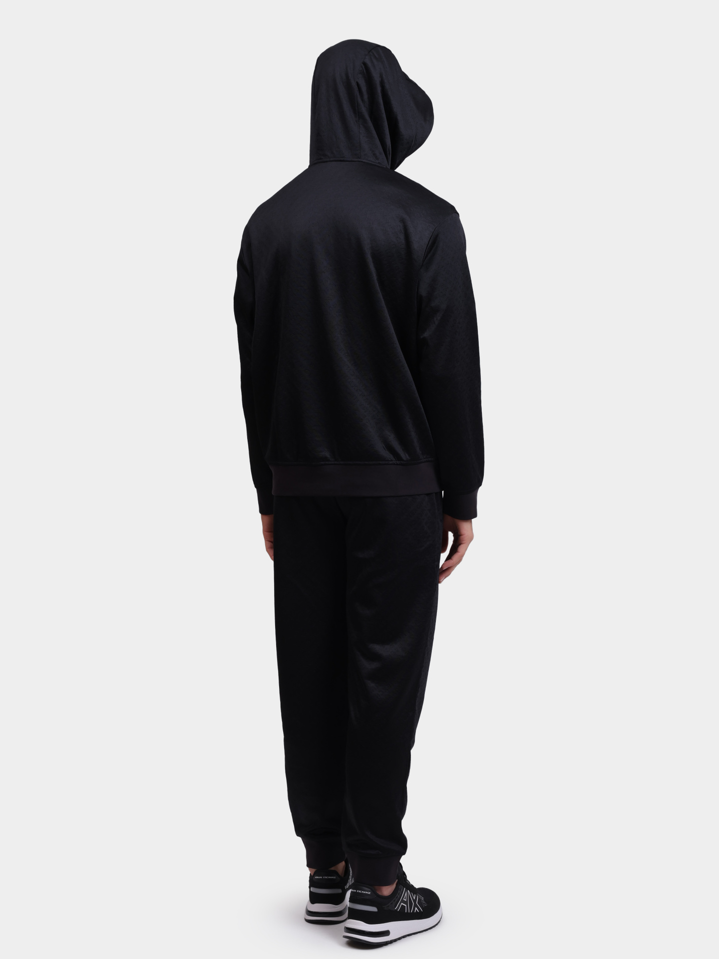 Толстовка Armani Exchange XM001355 AF16259 FC022 черная мужская — купить в интернет-магазине Verdistore