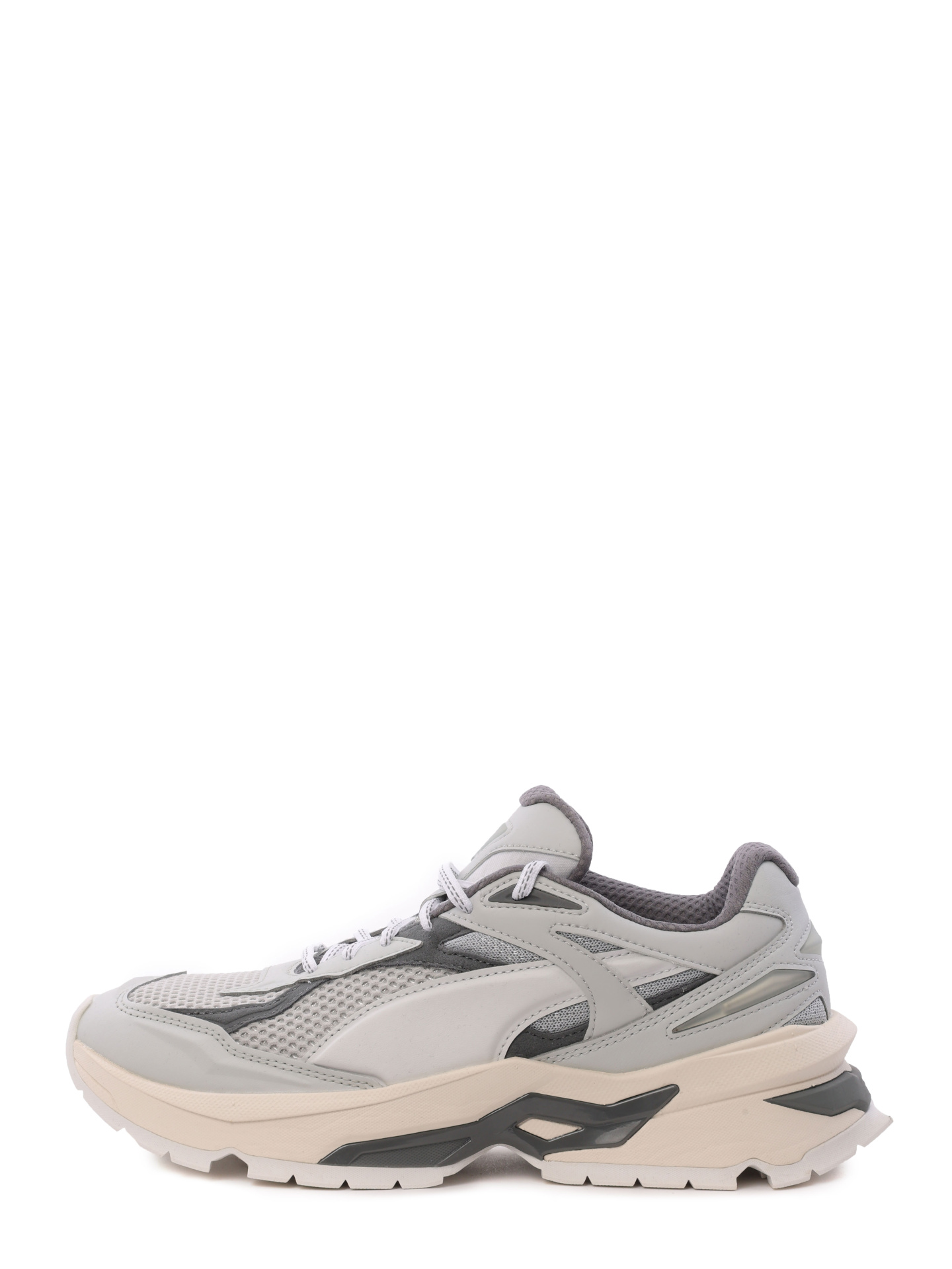 Кроссовки на шнурках комбинированные с приподнятым носком — купить в интернет-магазине Verdistore