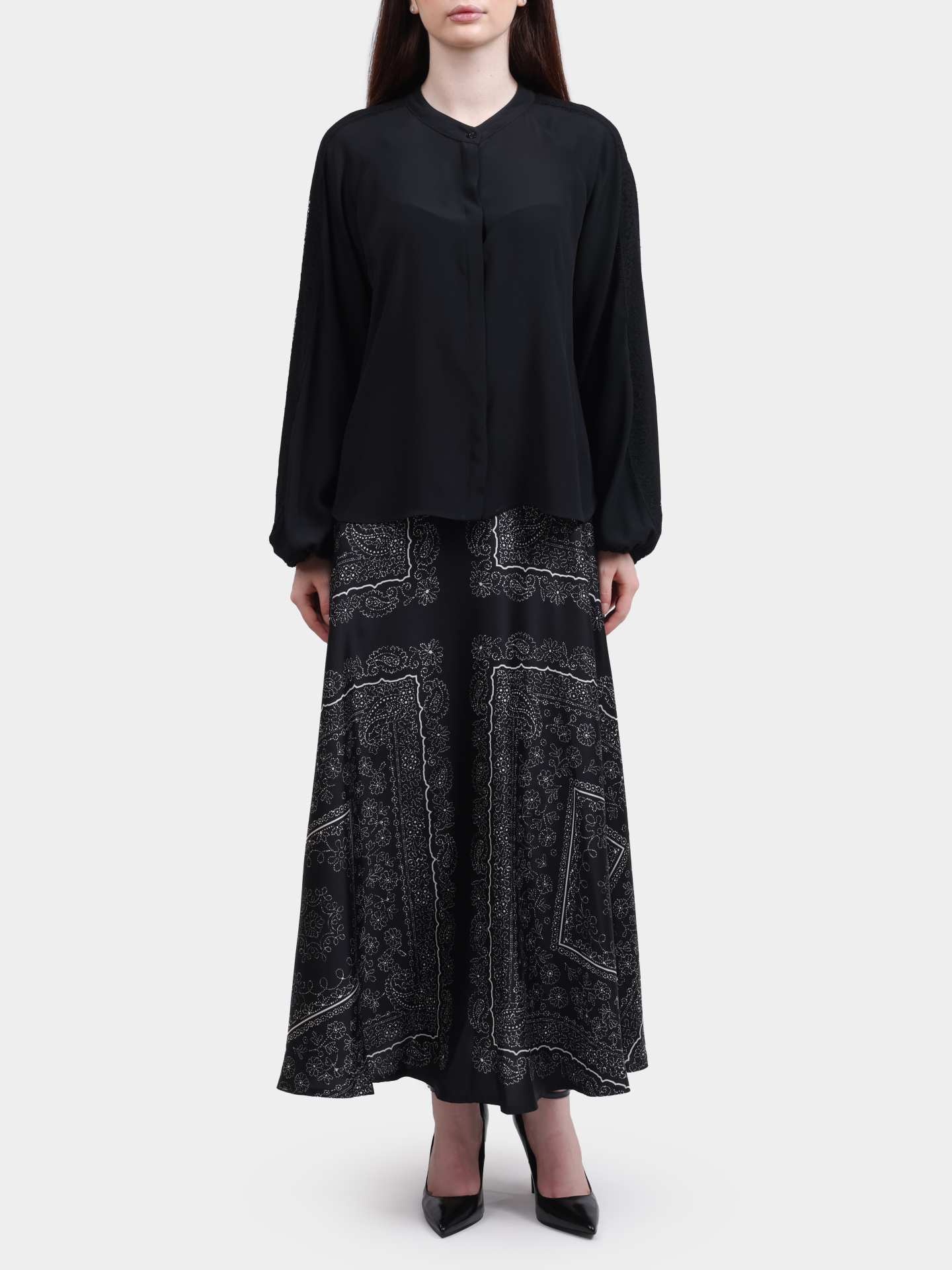 Блуза MARELLA BACINO 006 черная женская — купить в интернет-магазине Verdistore