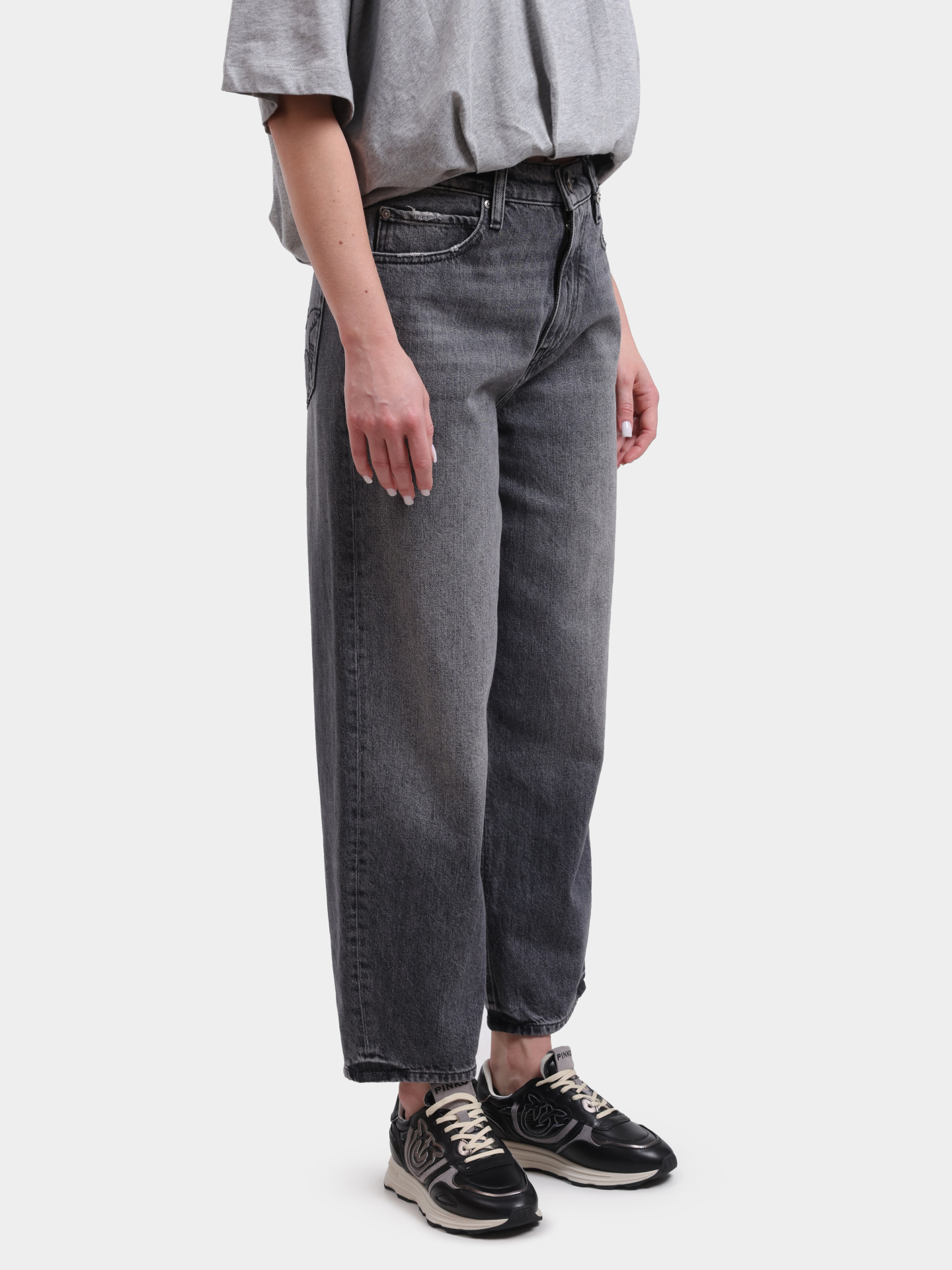 Джинсы Pinko 103857 A2RY PJ9 женские с эффектом потертости — купить в интернет-магазине Verdistore