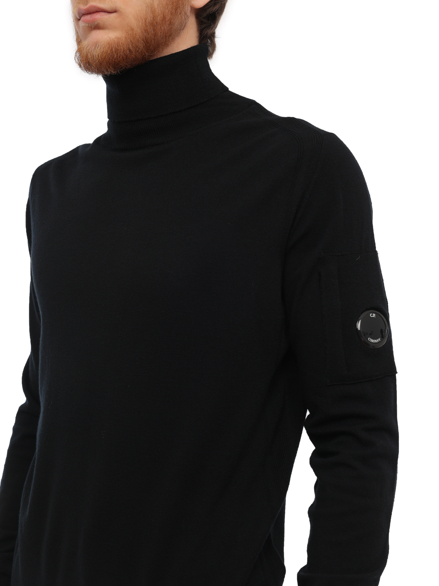 Водолазка C.P. Company 15CMKN076A-005528A 999 черная мужская — купить в интернет-магазине Verdistore