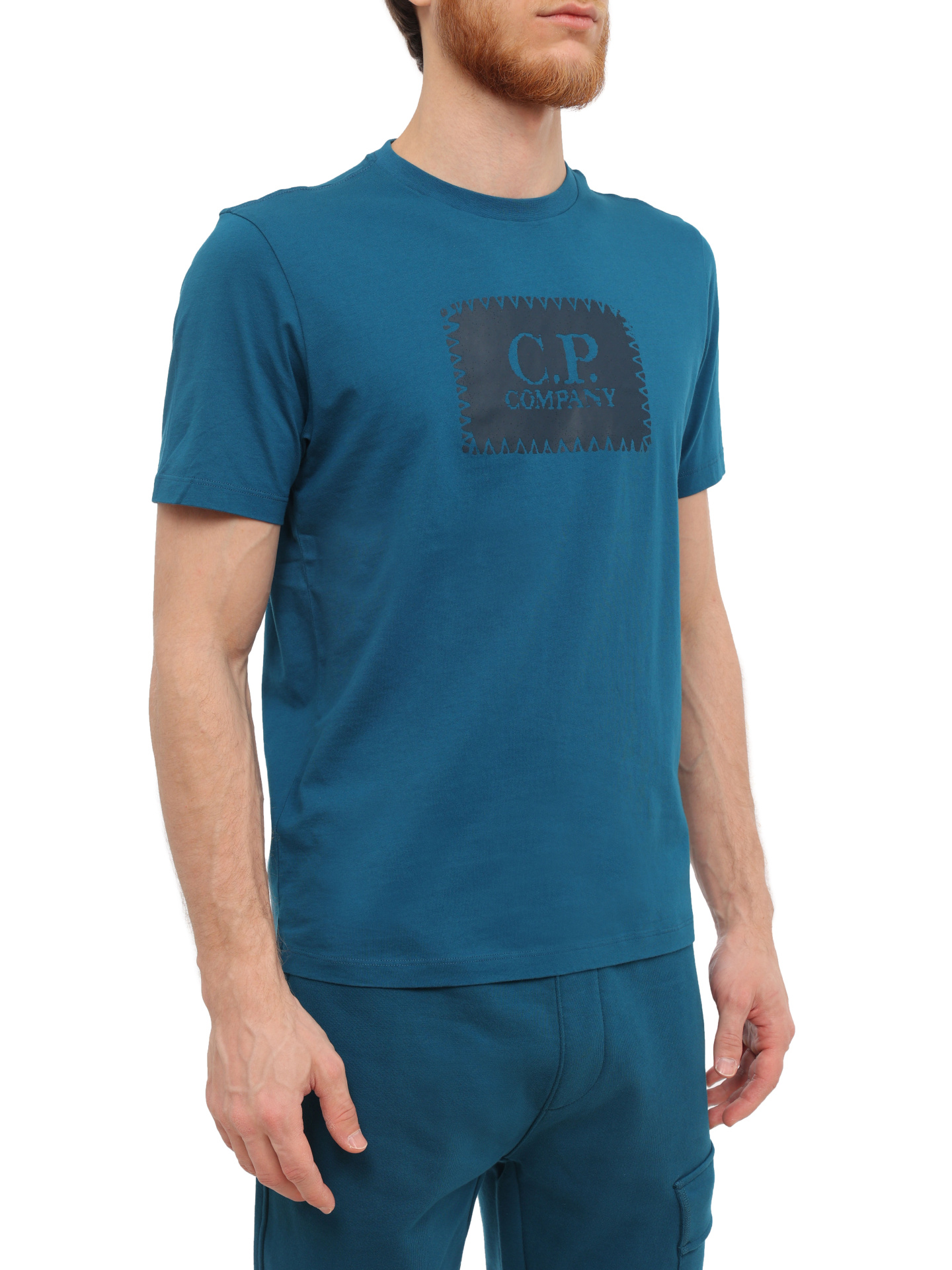 Футболка C.P. Company 16CMTS042A-005100W 848 хлопковая мужская — купить в интернет-магазине Verdistore