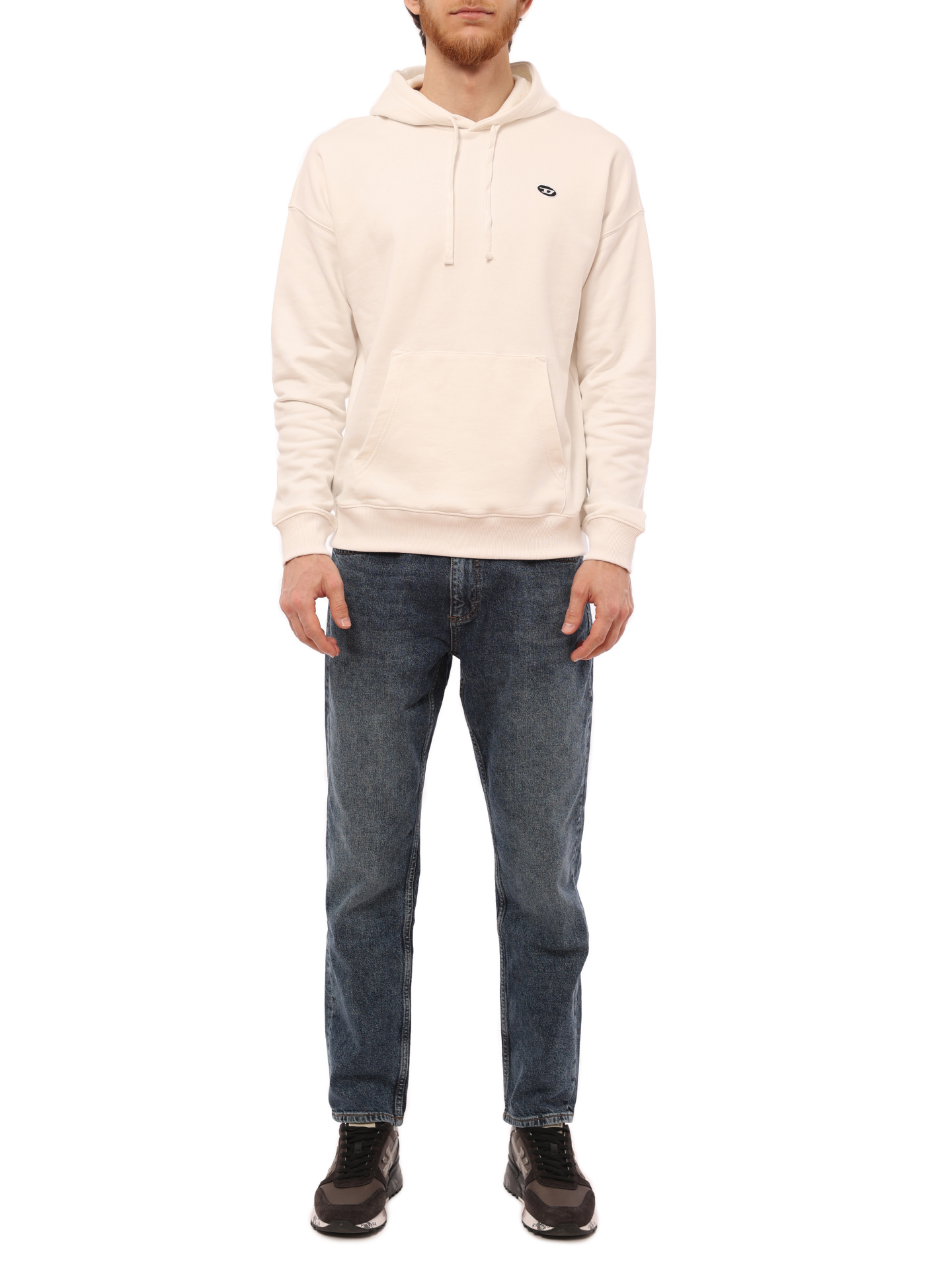 Худи Diesel A037860BKAF141 хлопковое мужское — купить в интернет-магазине Verdistore