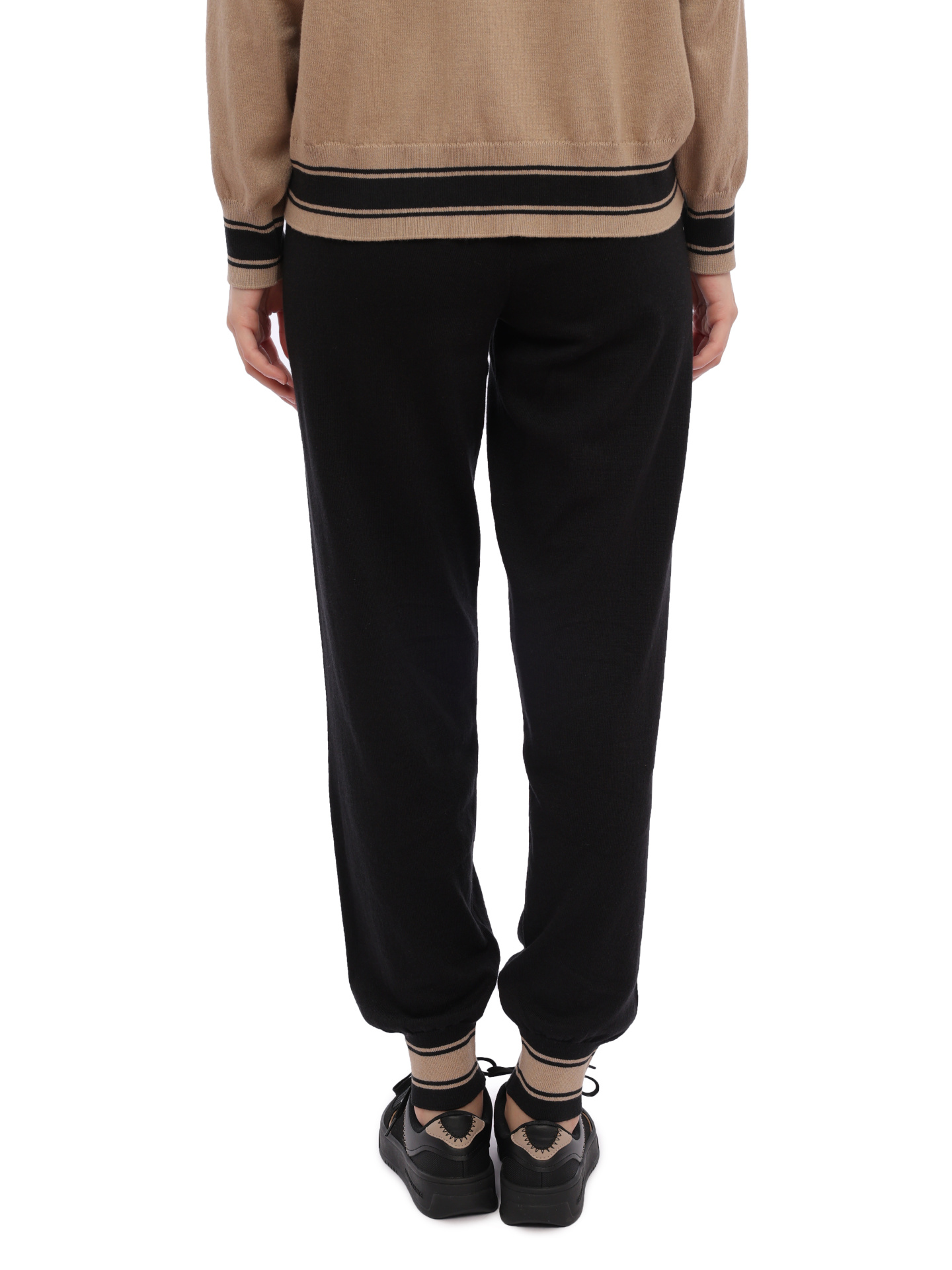 Брюки Armani Exchange 6RYP2K YMX3Z 1200 трикотажные женские с манжетами — купить в интернет-магазине Verdistore