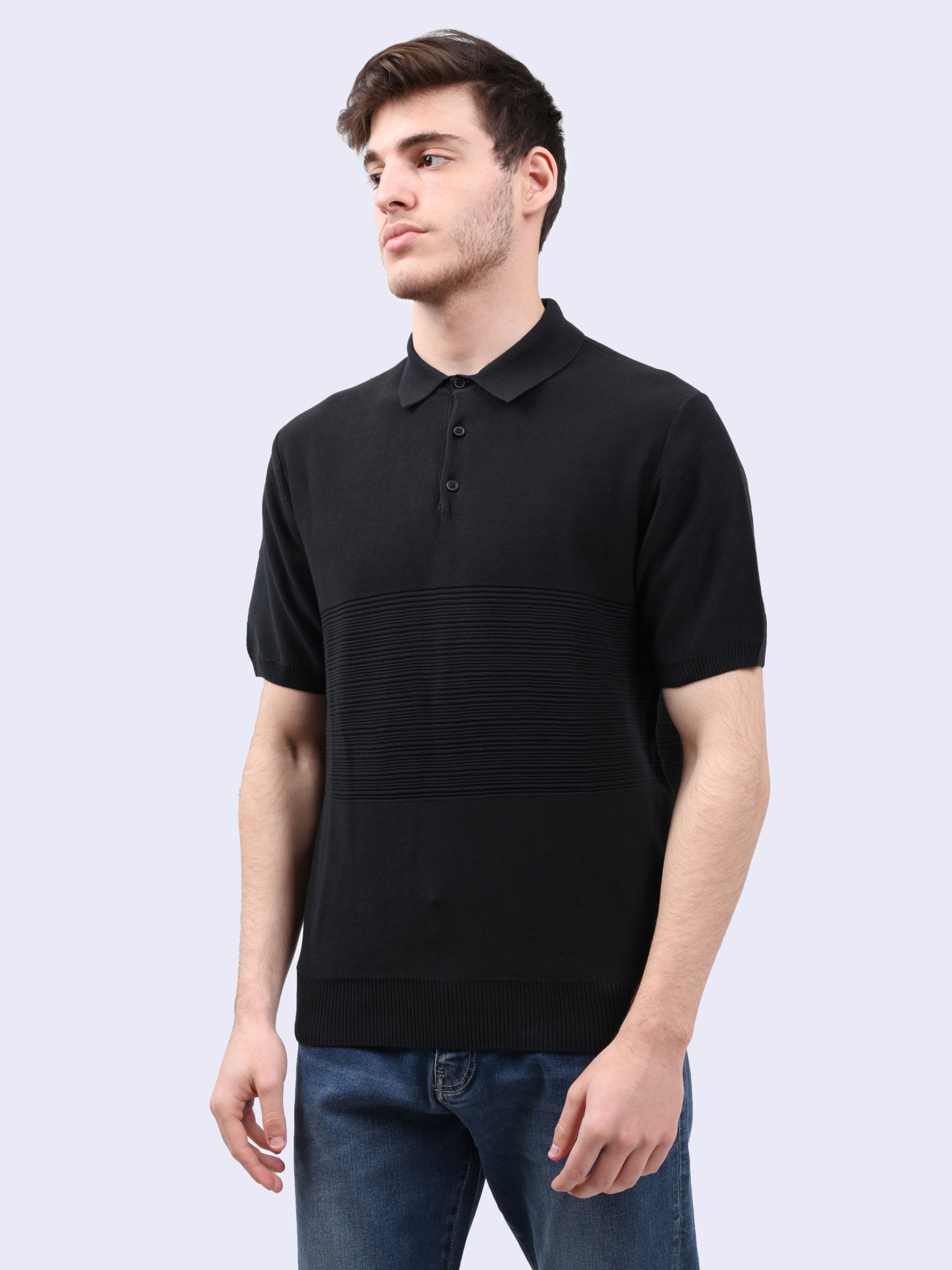 Поло Armani Exchange 6DZF6A ZMQ7Z 1200 черное мужское из хлопка — купить в интернет-магазине Verdistore