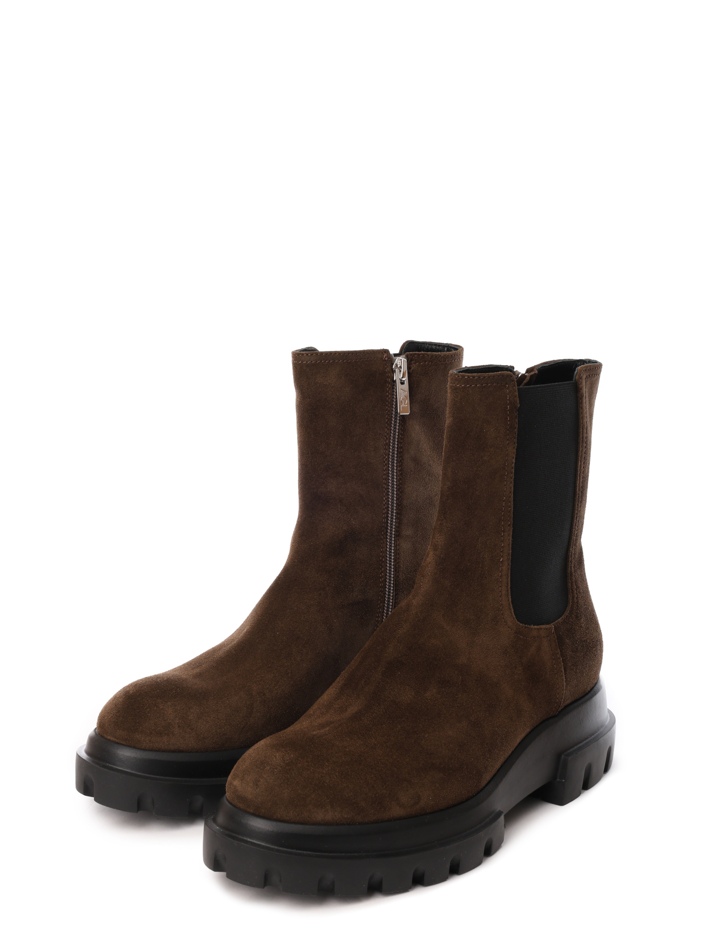 Ботинки AGL D756591PGKA082 A210 коричневые женские из замши — купить в интернет-магазине Verdistore