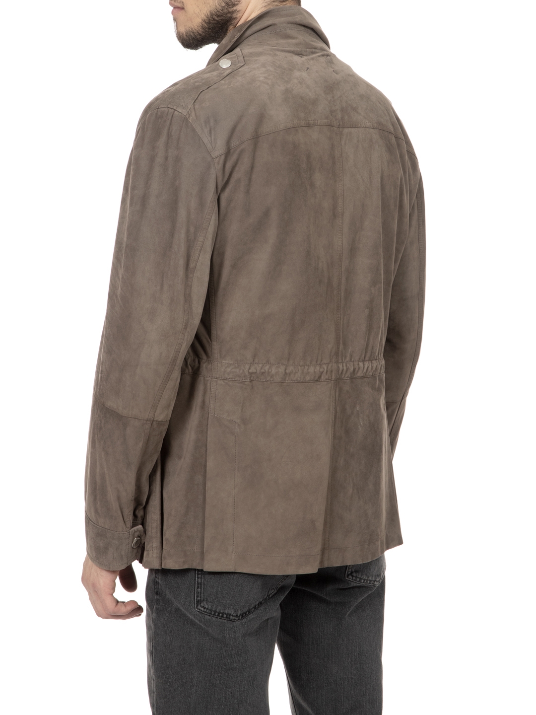 Куртка Brunello Cucinelli MPCLB1723 C7576 светло-коричневая мужская из замши — купить в интернет-магазине Verdistore