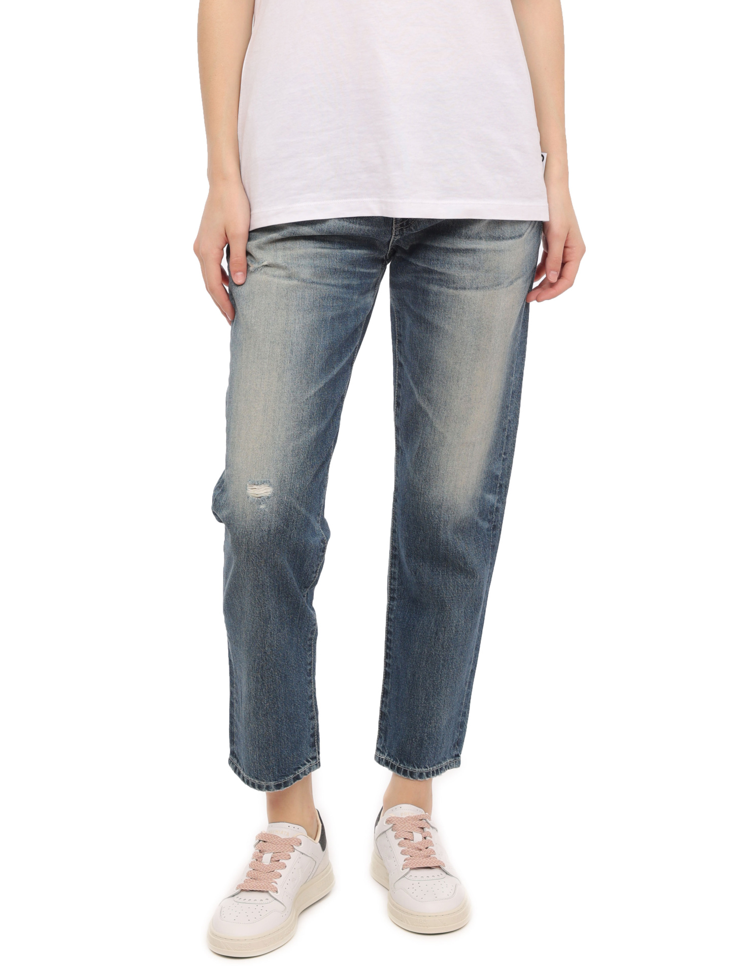 Джинсы AG LGN157523YWIW светло-синие женские — купить в интернет-магазине Verdistore