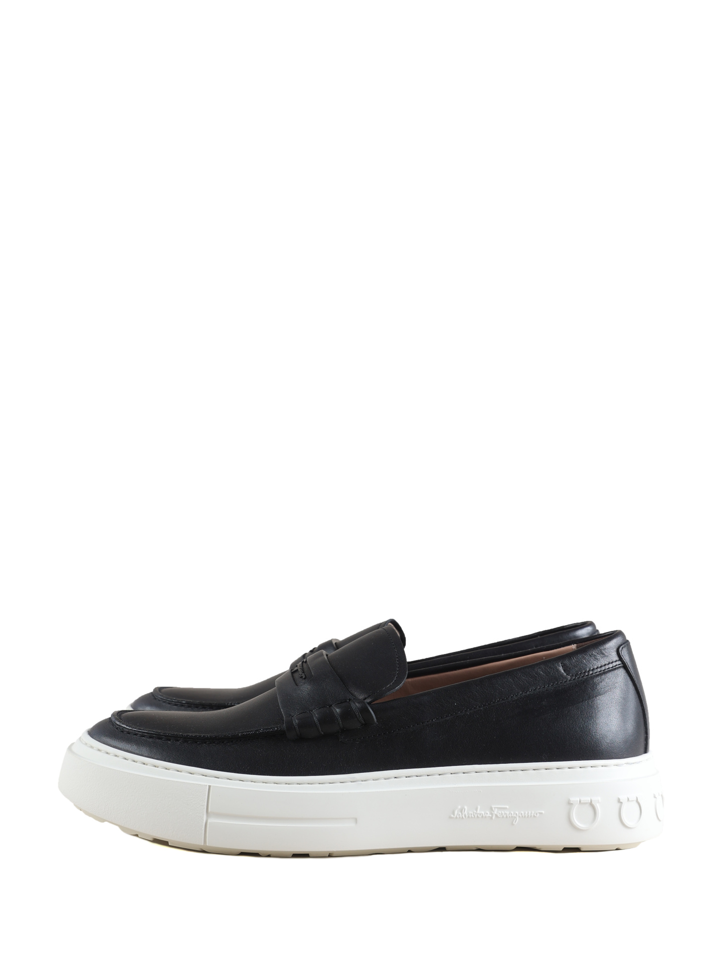 Лоферы Z-07511593E кожаные на высокой белой подошве  — купить в интернет-магазине Verdistore