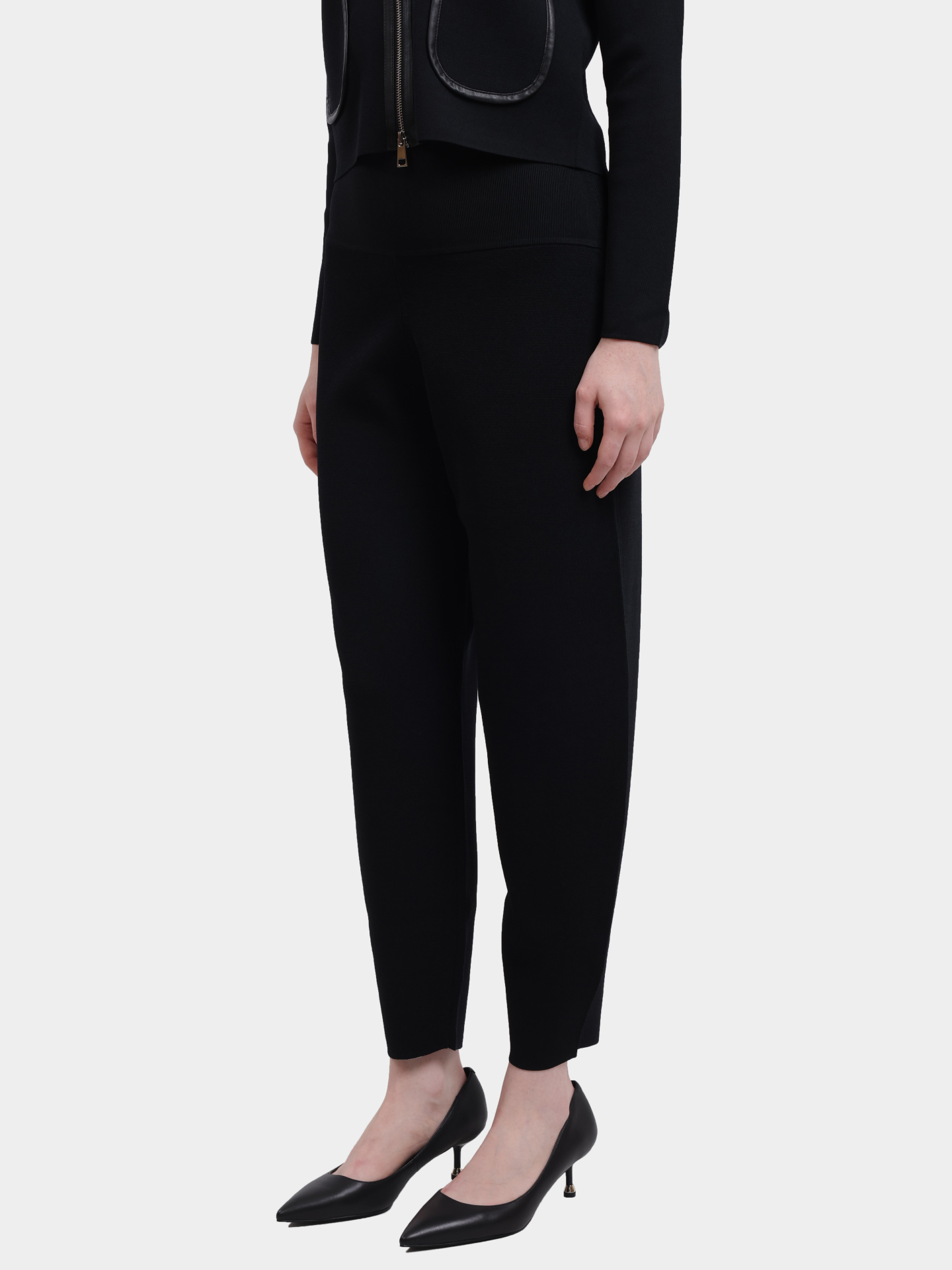 Брюки Liu-Jo CF5036 MS55N 22222 черные женские — купить в интернет-магазине Verdistore