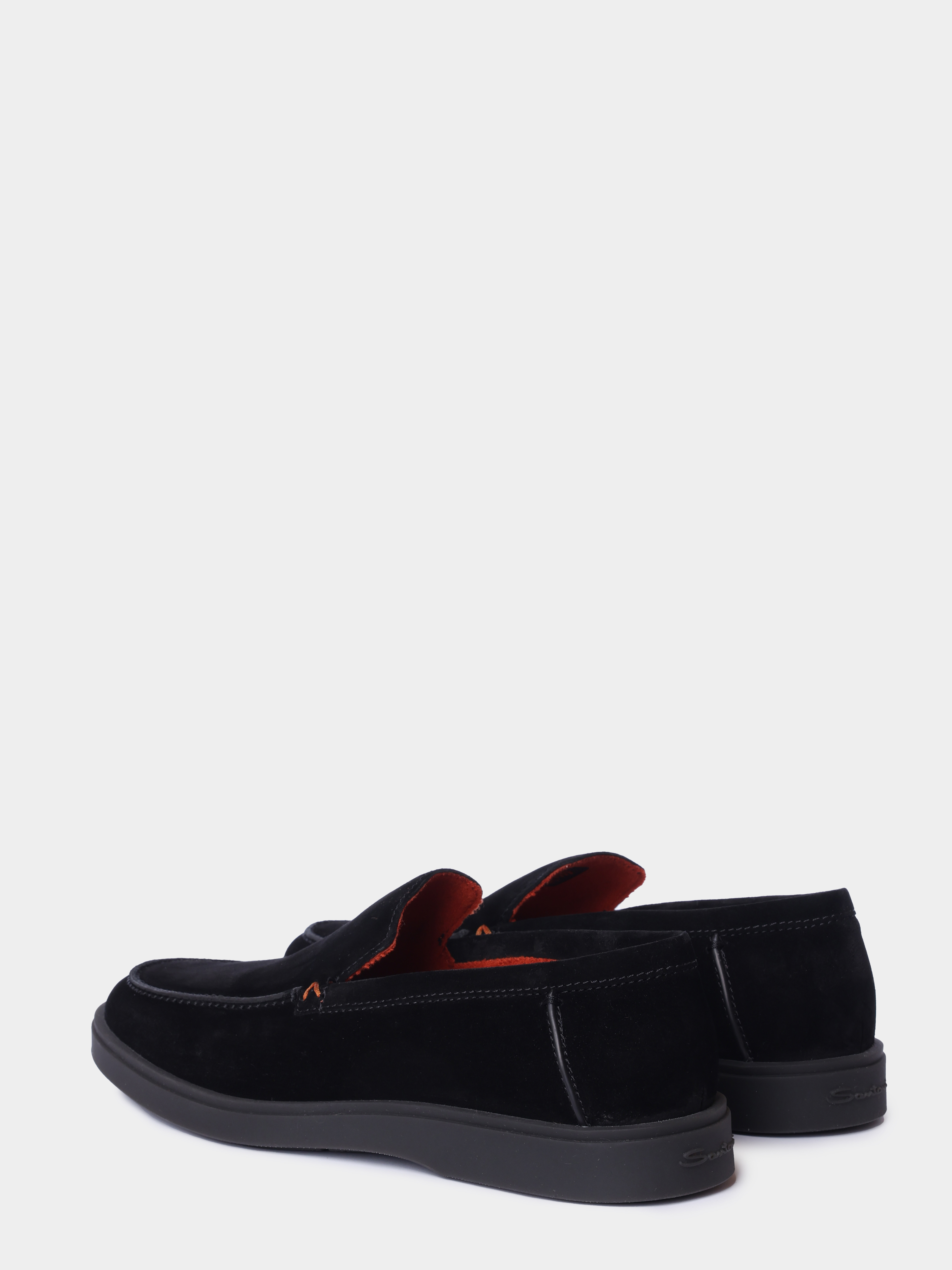 Лоферы Santoni MGDG17824SMOKSVUN01 замшевые мужские — купить в интернет-магазине Verdistore
