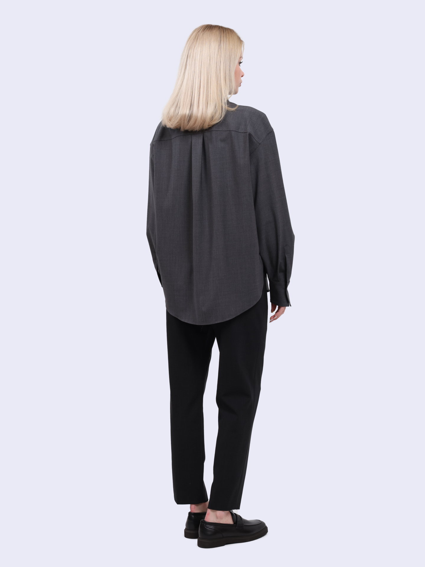 Брюки Brunello Cucinelli M0W07B1031 C2803 шерстяные женские — купить в интернет-магазине Verdistore