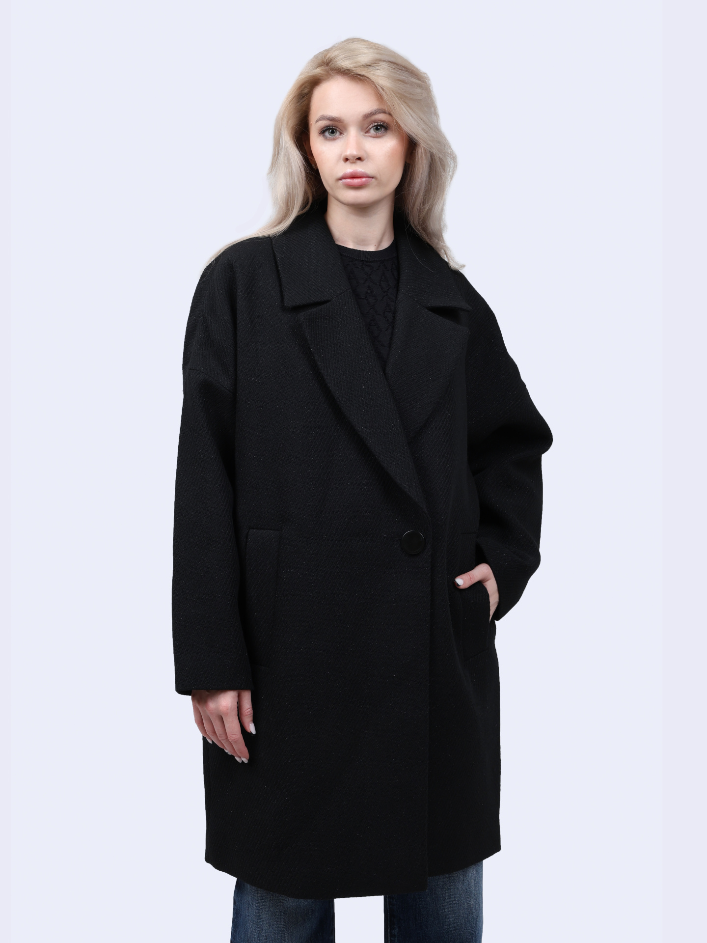 картинка Пальто Armani Exchange 6DYK30 YN2YZ 1200 черное женское от магазина Verdistore