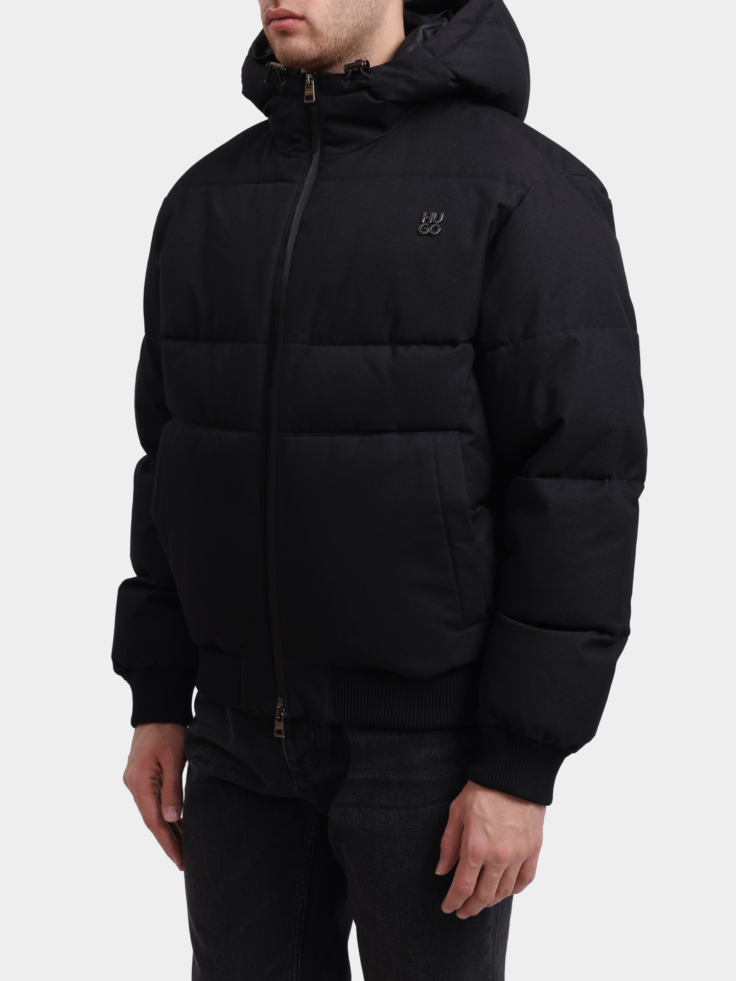 Куртка Hugo Boron2341 10244248 черная мужская — купить в интернет-магазине Verdistore