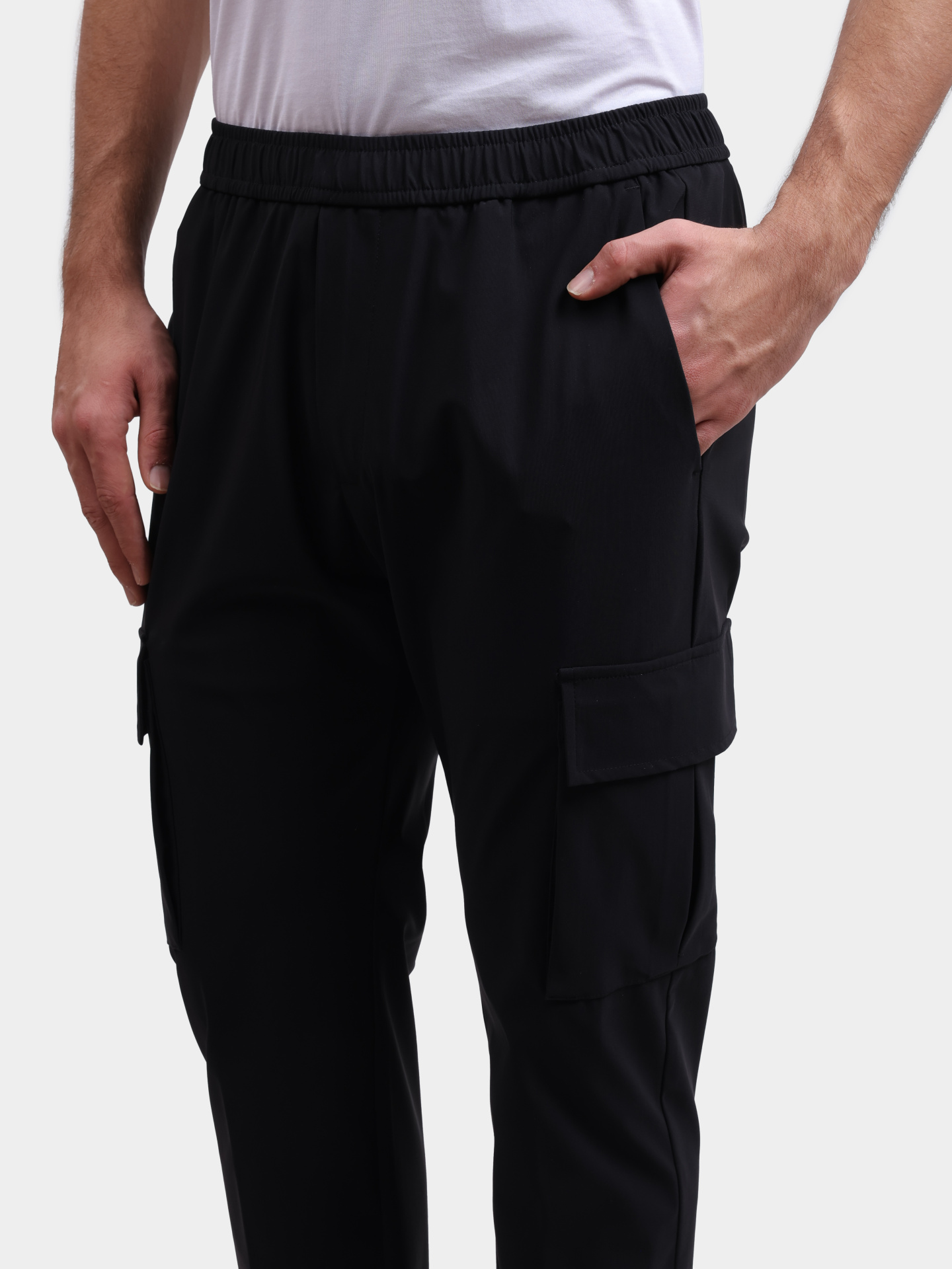 Брюки-карго PMDS P4176 NEW JOHN 735 0020 черные мужские  — купить в интернет-магазине Verdistore