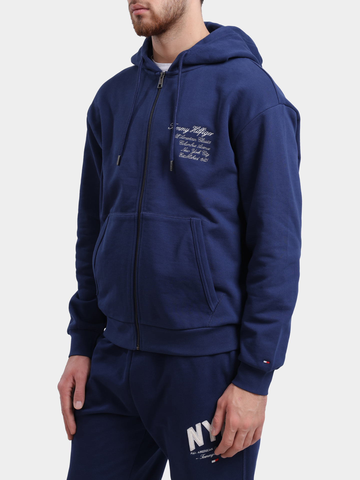 Мастерка Tommy Hilfiger MW0MW39683 мужская с вышивкой  — купить в интернет-магазине Verdistore