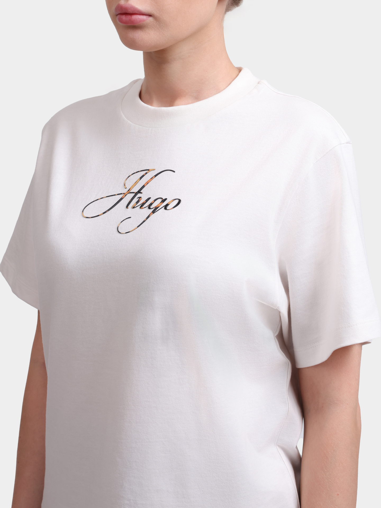 Футболка Hugo 50560566 102 хлопковая женская — купить в интернет-магазине Verdistore