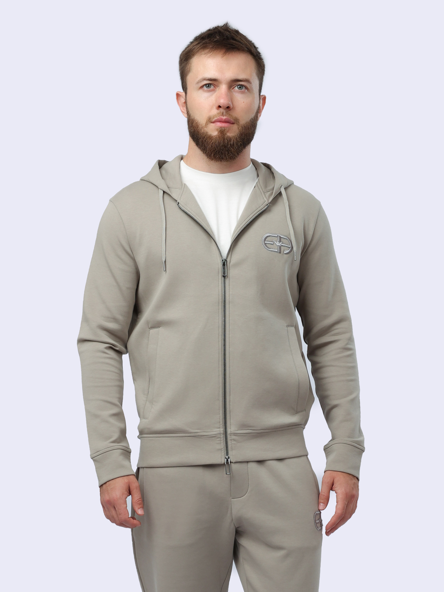 Мастерка Emporio Armani 8N1ML6 1JHSZ 0643 хлопковая мужская — купить в интернет-магазине Verdistore
