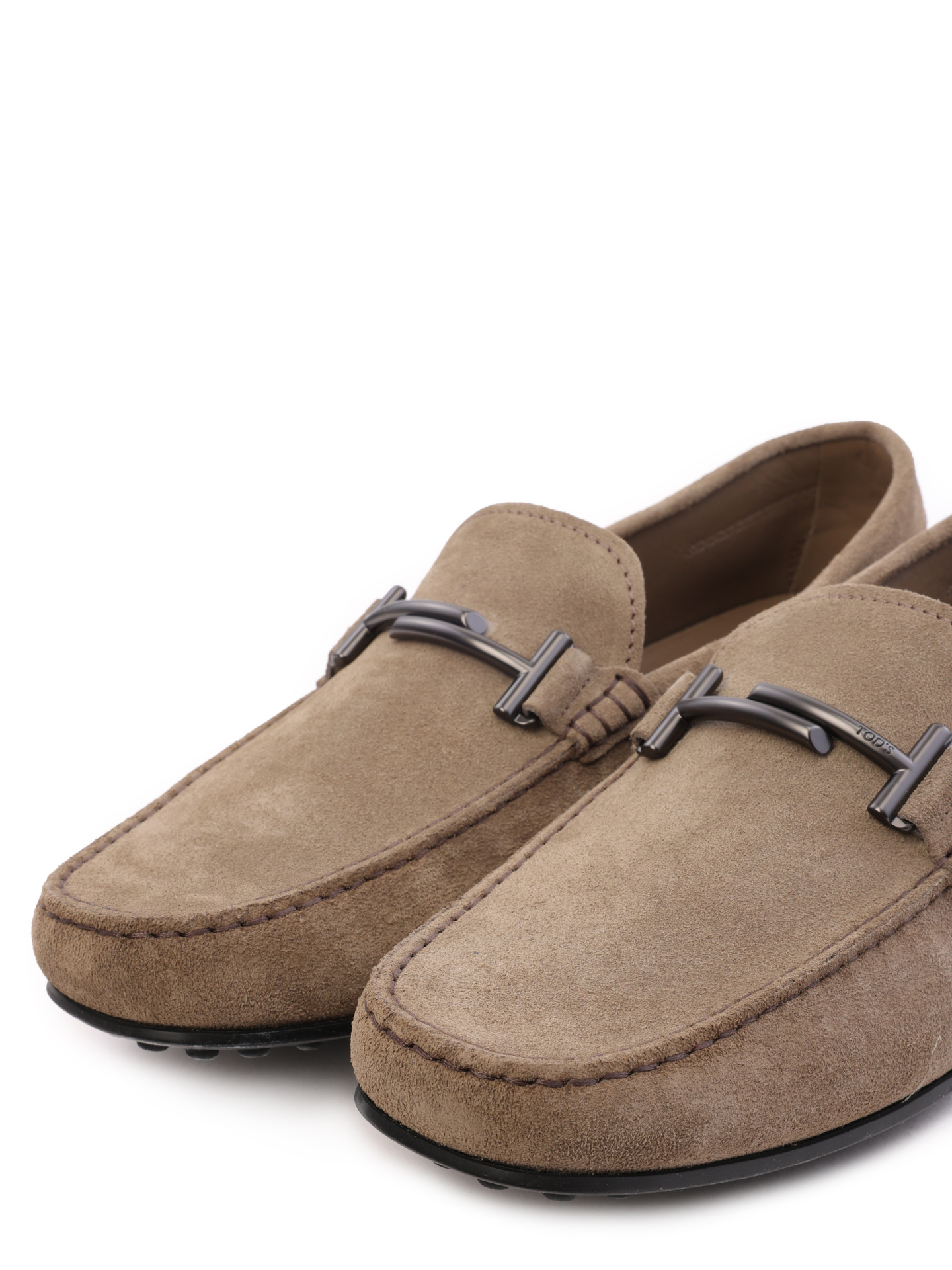 Мокасины бежевые замшеые с приподнятым носком — купить в интернет-магазине Verdistore