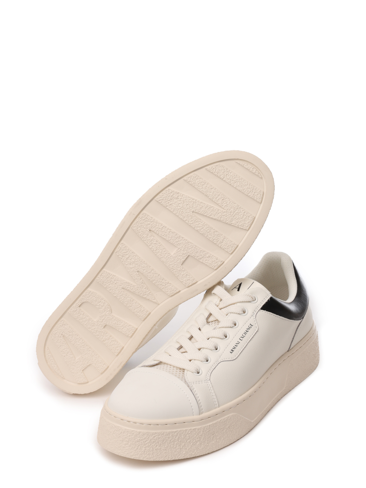 Кеды Armani Exchange XUX236 XV906 N480 белые мужские кожаные — купить в интернет-магазине Verdistore