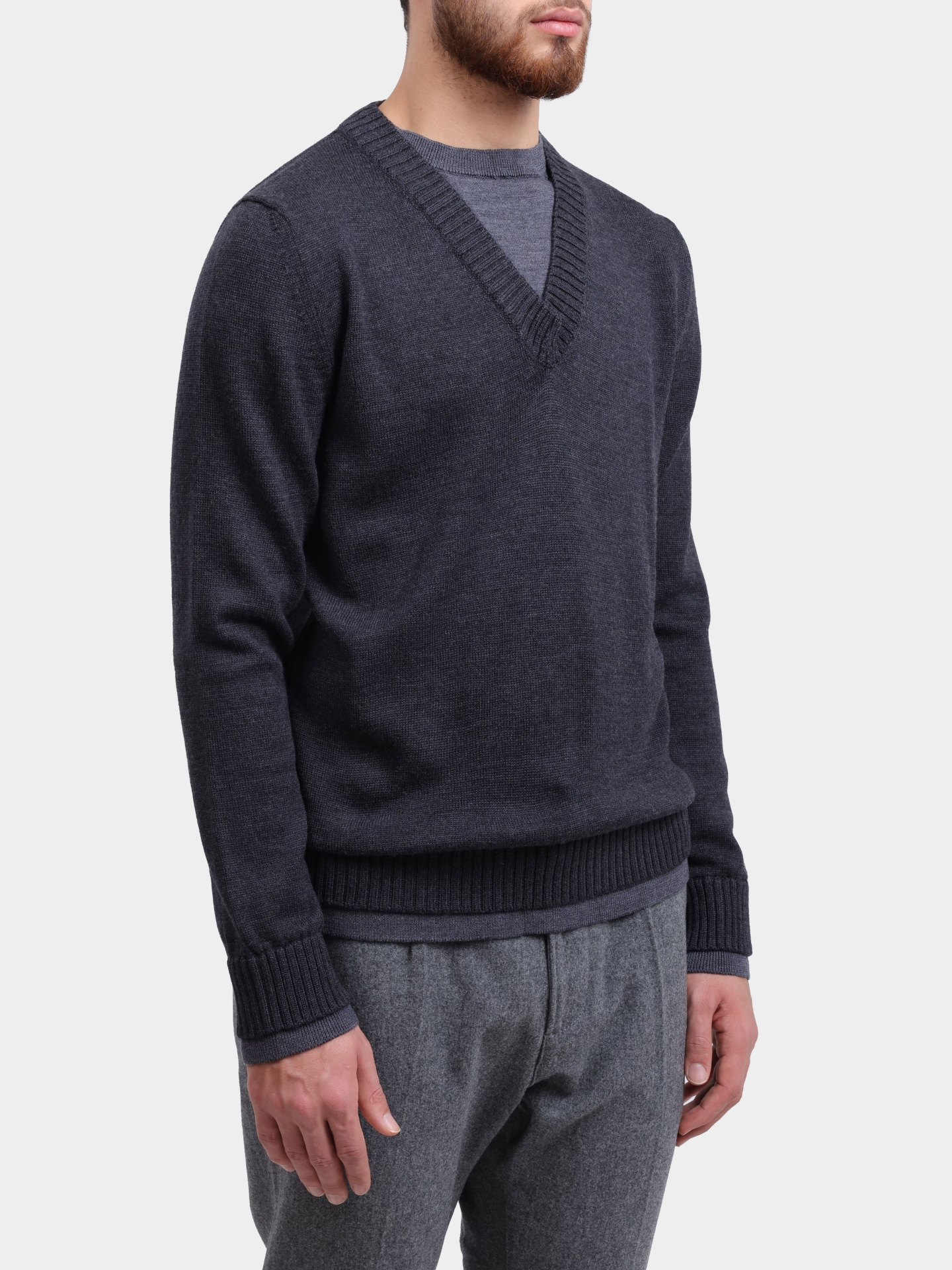 Свитер Alpha Studio AU-3042C 1004 шерстяной мужской — купить в интернет-магазине Verdistore