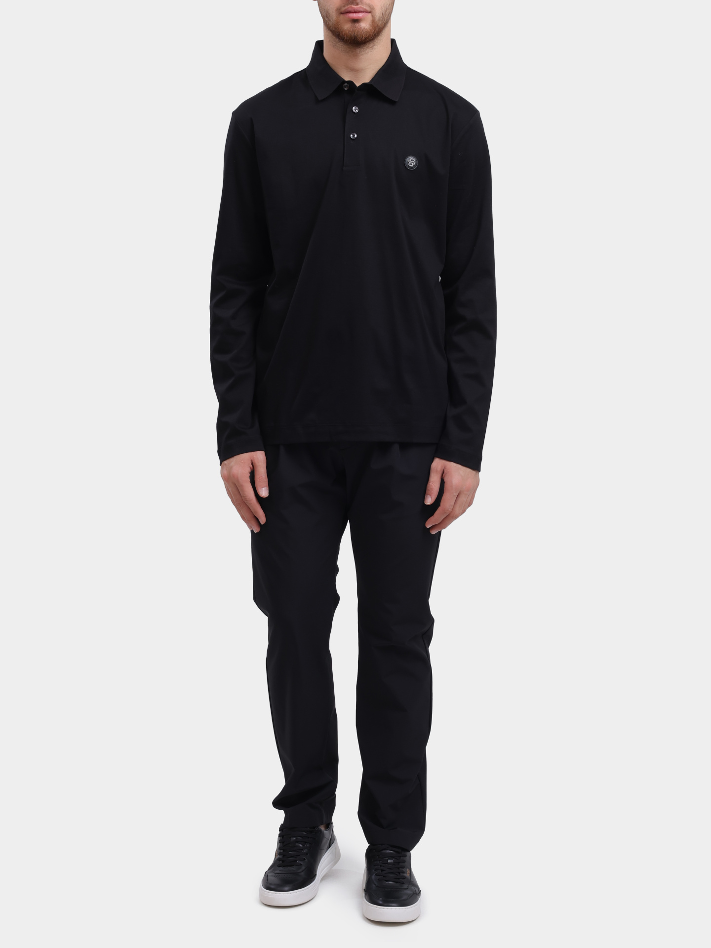 Поло C-Paley 01 10263030 01 50523917 002 черное мужское  — купить в интернет-магазине Verdistore