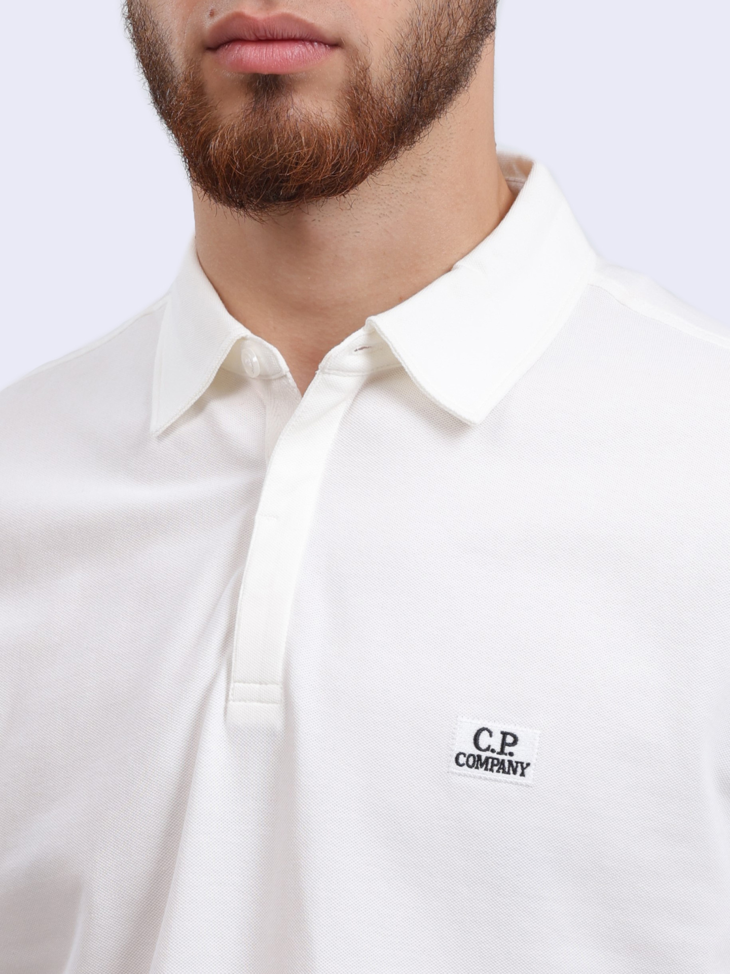 Поло C.P. Company 18CMPL165A005263W 103 белое мужское — купить в интернет-магазине Verdistore