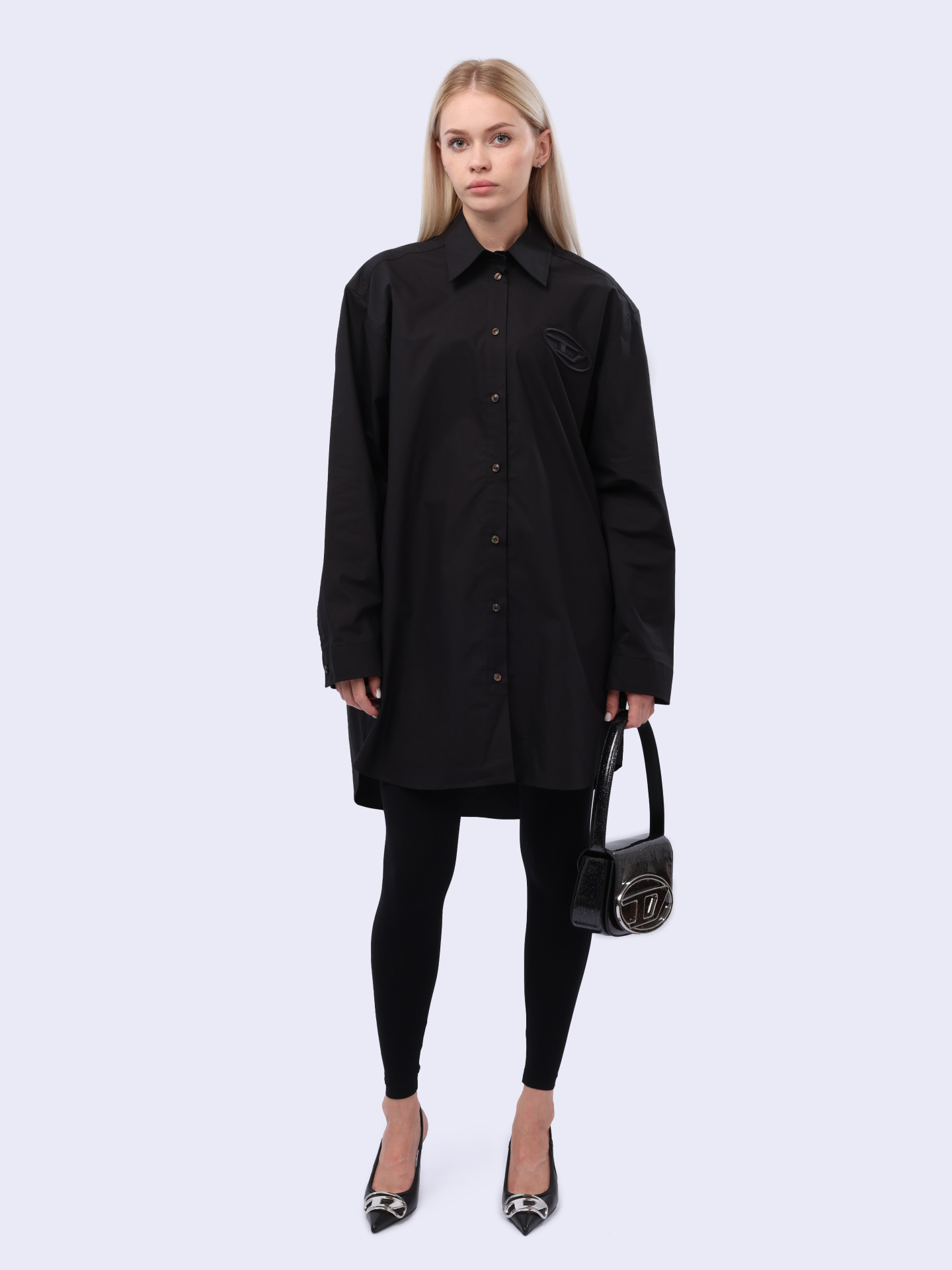 Рубашка Diesel A145680PCAL9XX удлиненная женская — купить в интернет-магазине Verdistore