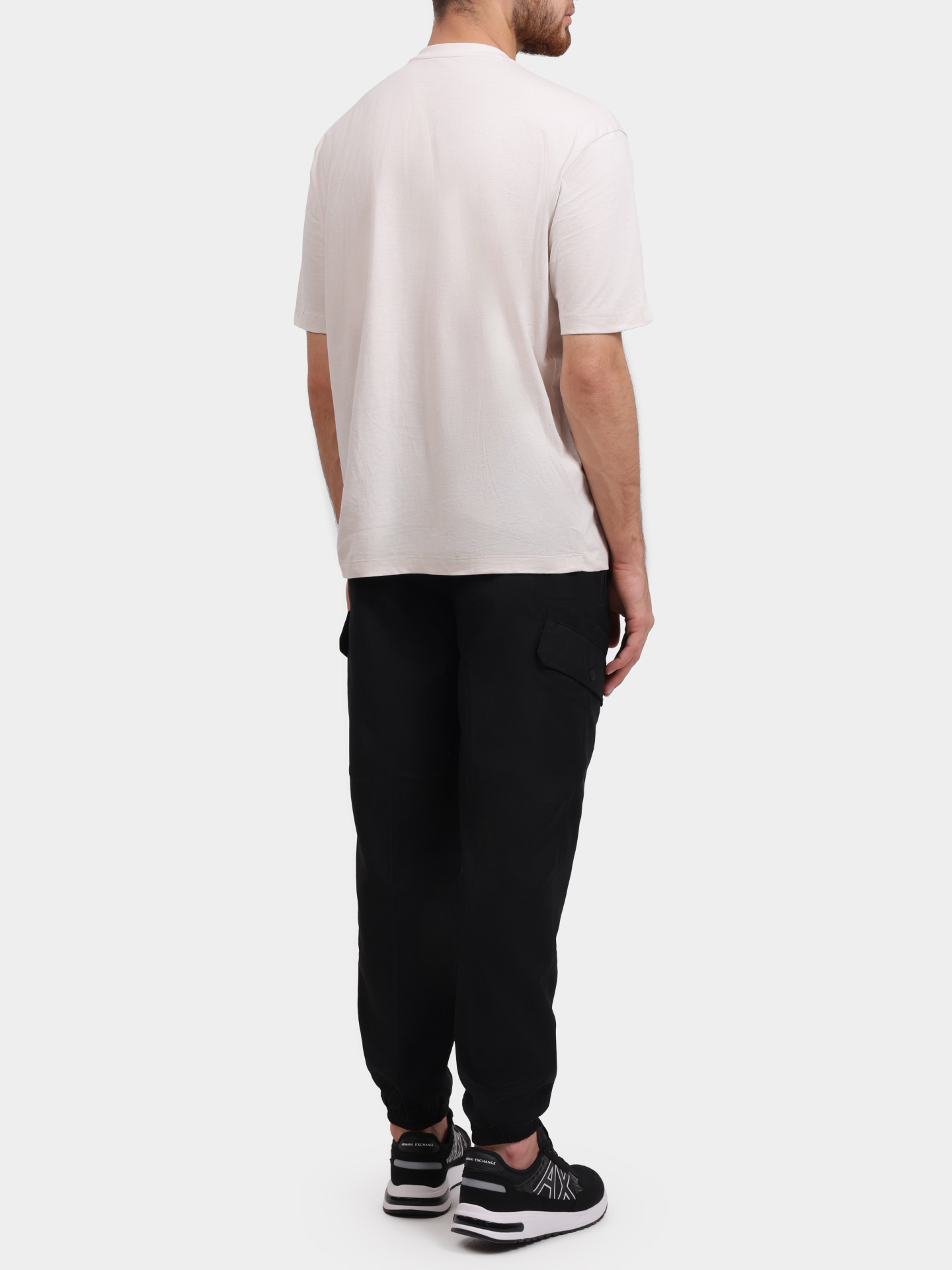 Джоггеры Armani Exchange XM001208 AF12041 UC001 черные мужские — купить в интернет-магазине Verdistore