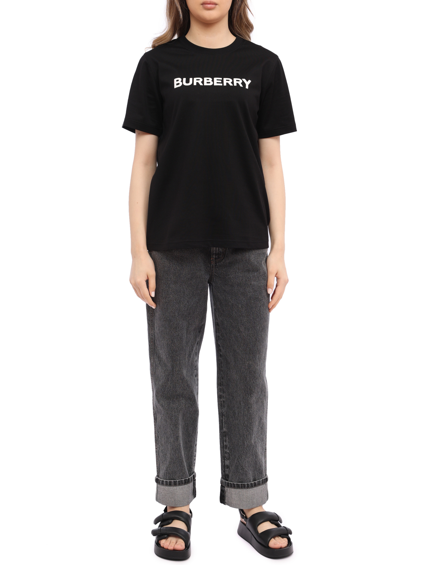 Футболка Burberry 80552251 A1189 хлопковая женская — купить в интернет-магазине Verdistore