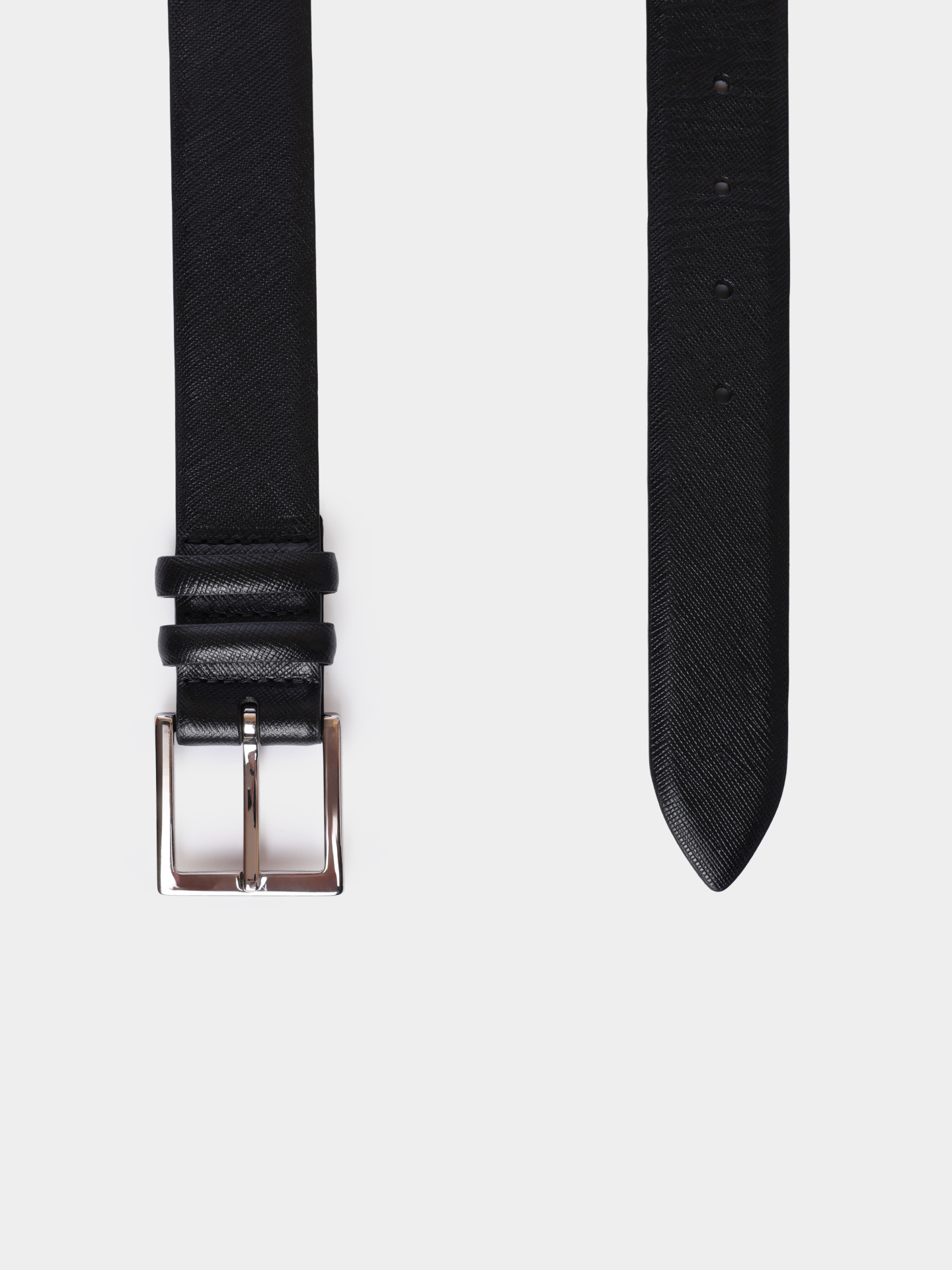 Ремень U08118 saffiano nero — купить в интернет-магазине Verdistore