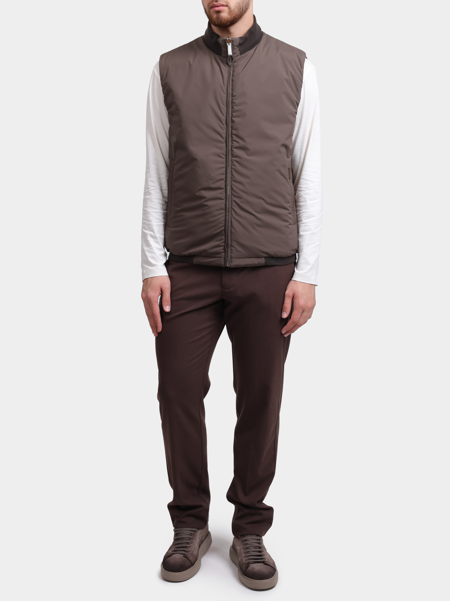 Жилет MooRER FIORESI - WK мужской на молнии двусторонний — купить в интернет-магазине Verdistore