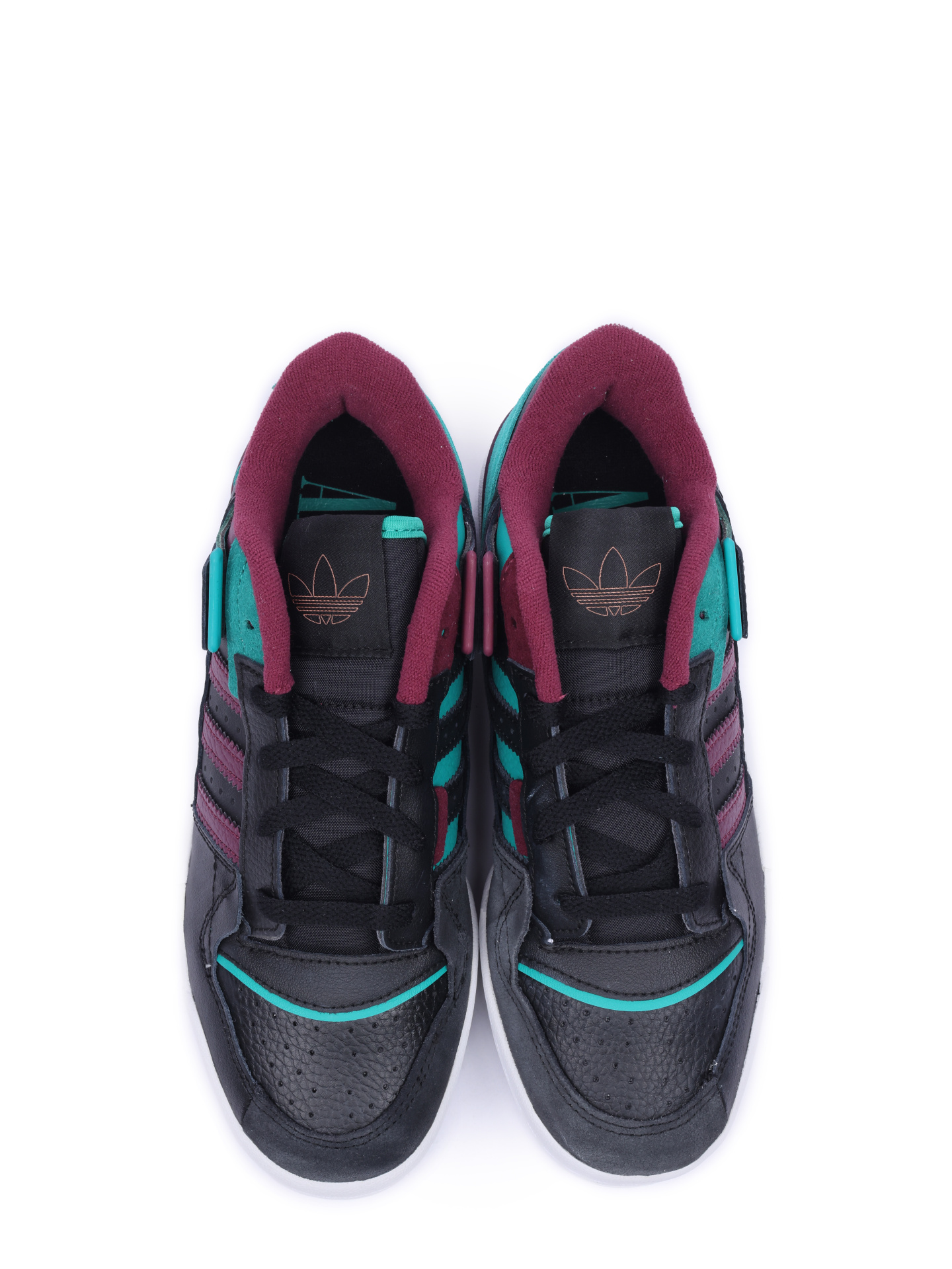 Кроссовки Adidas Forum Low Exhibit H01912 комбинированные с вставками — купить в интернет-магазине Verdistore