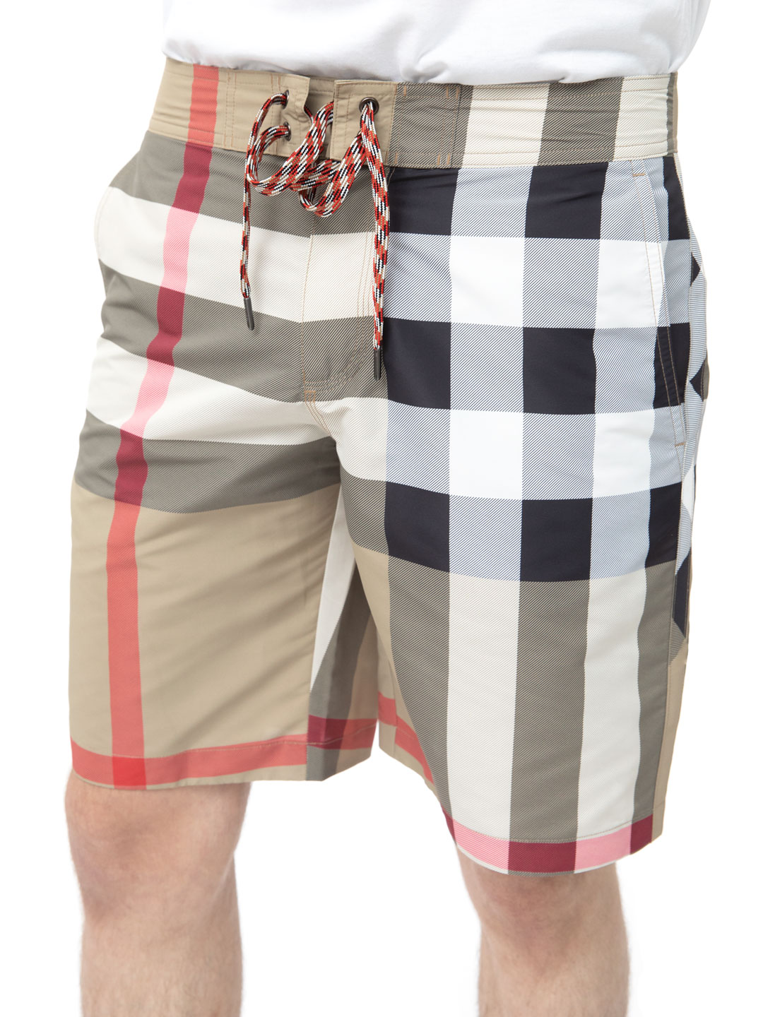 Шорты Burberry 8022647 бежевые мужские в клетку — купить в интернет-магазине Verdistore