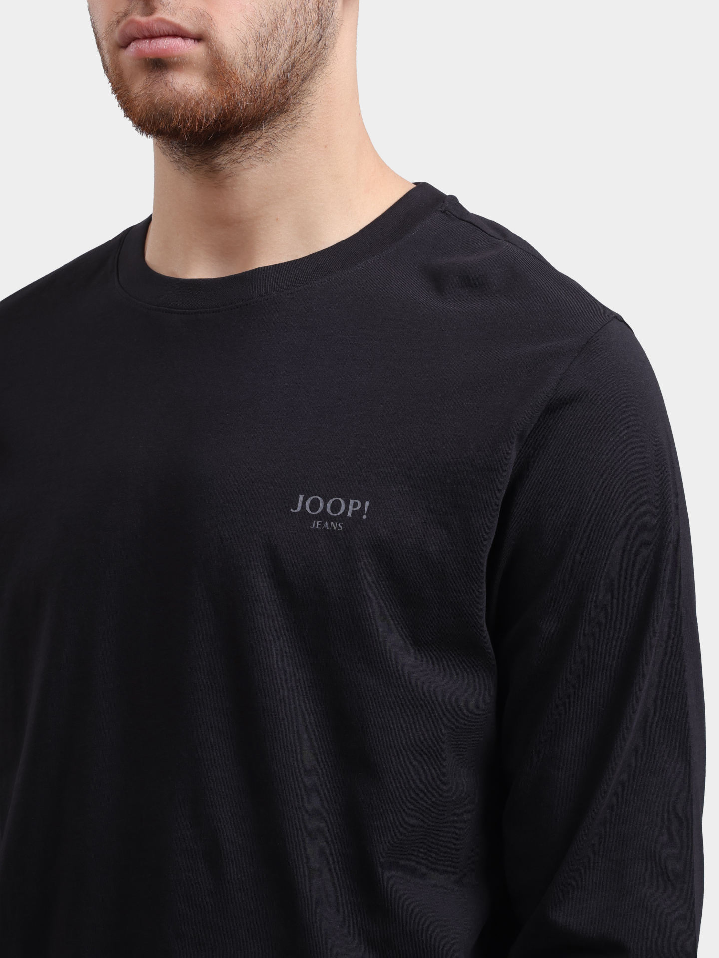 Футболка Joop! 15 JJJ-33Alphis-L черная мужская с длинными рукавами — купить в интернет-магазине Verdistore