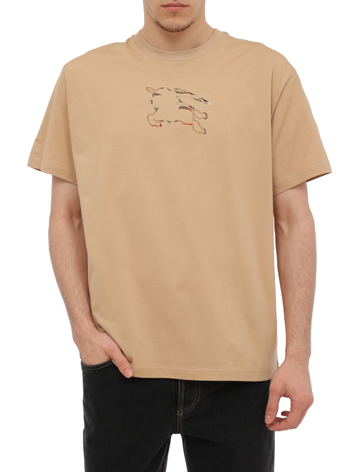 Футболка Burberry 8072703 A7405 хлопковая мужская — купить в интернет-магазине Verdistore