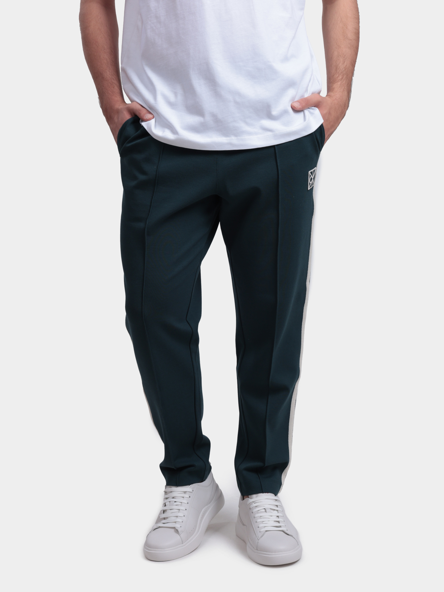 Брюки спортивные Calvin Klein LV04LF237G PZM зеленые мужские — купить в интернет-магазине Verdistore