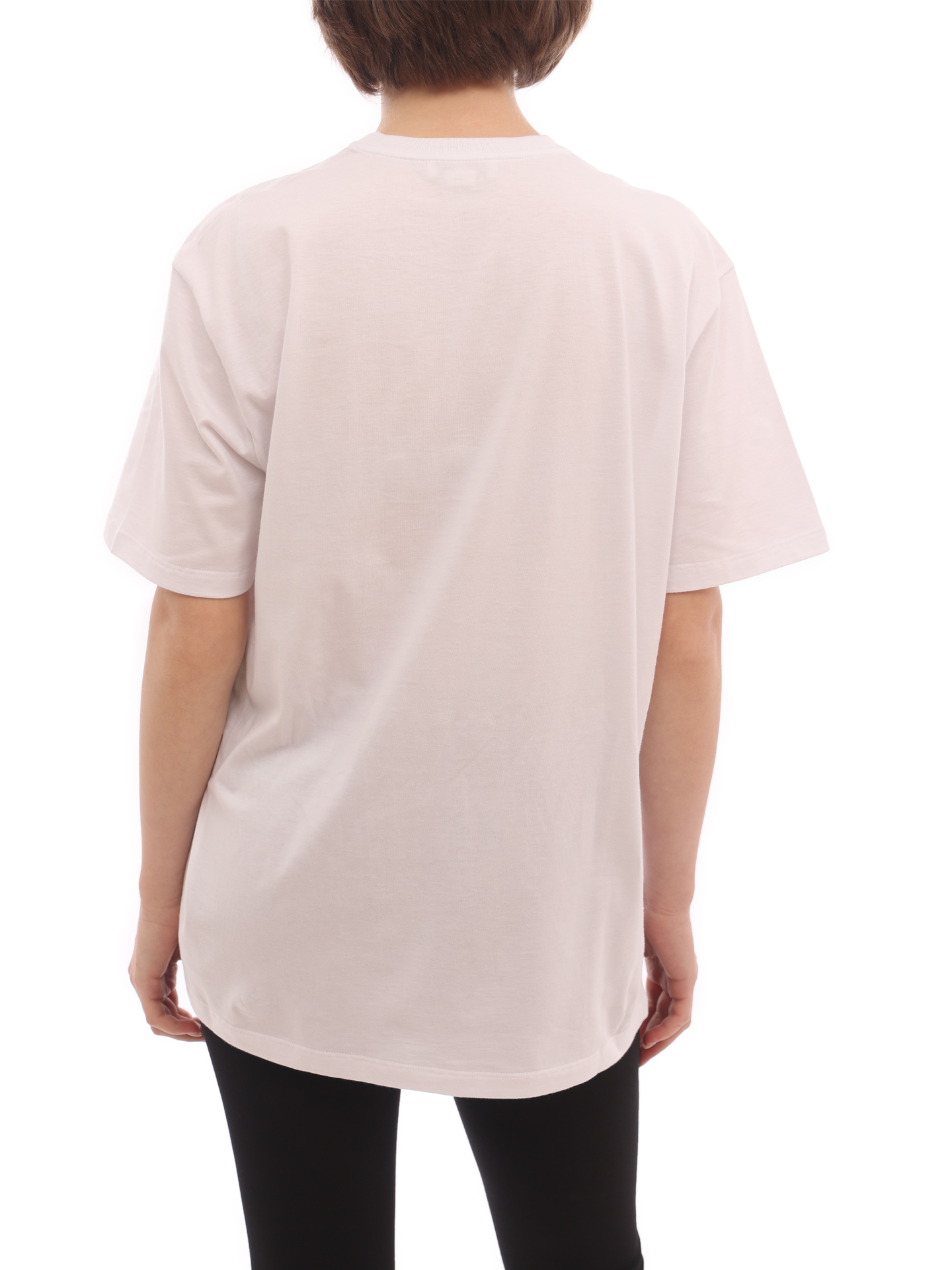 Футболка Alexander McQueen 701263 QZAFS 0900 белая женская — купить в интернет-магазине Verdistore