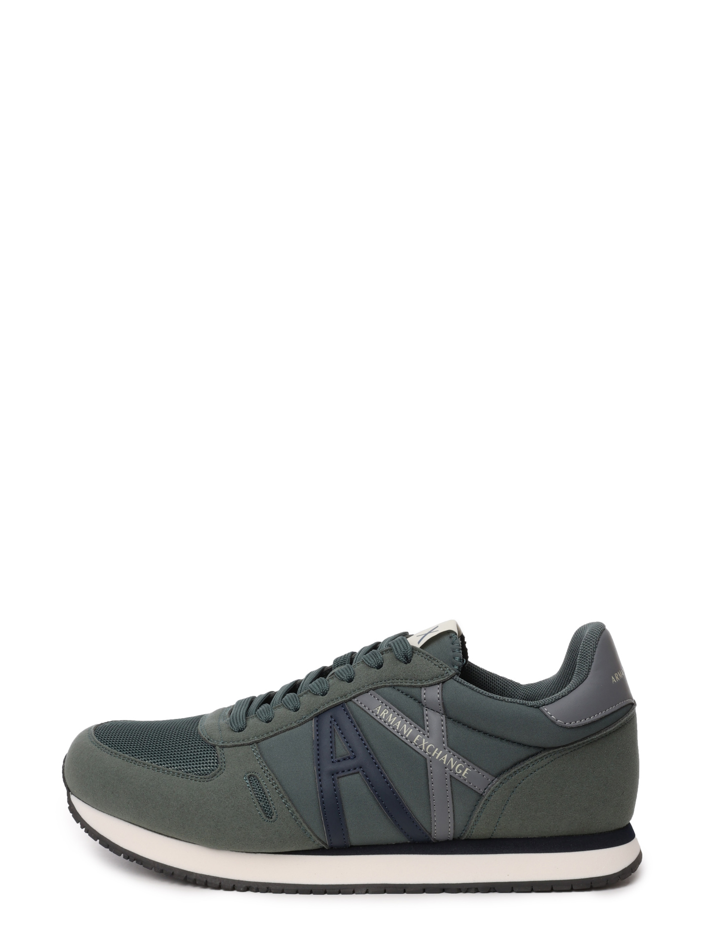 Кроссовки Armani Exchange XUX017 XCC68 T156 текстильные мужские с логотипом — купить в интернет-магазине Verdistore