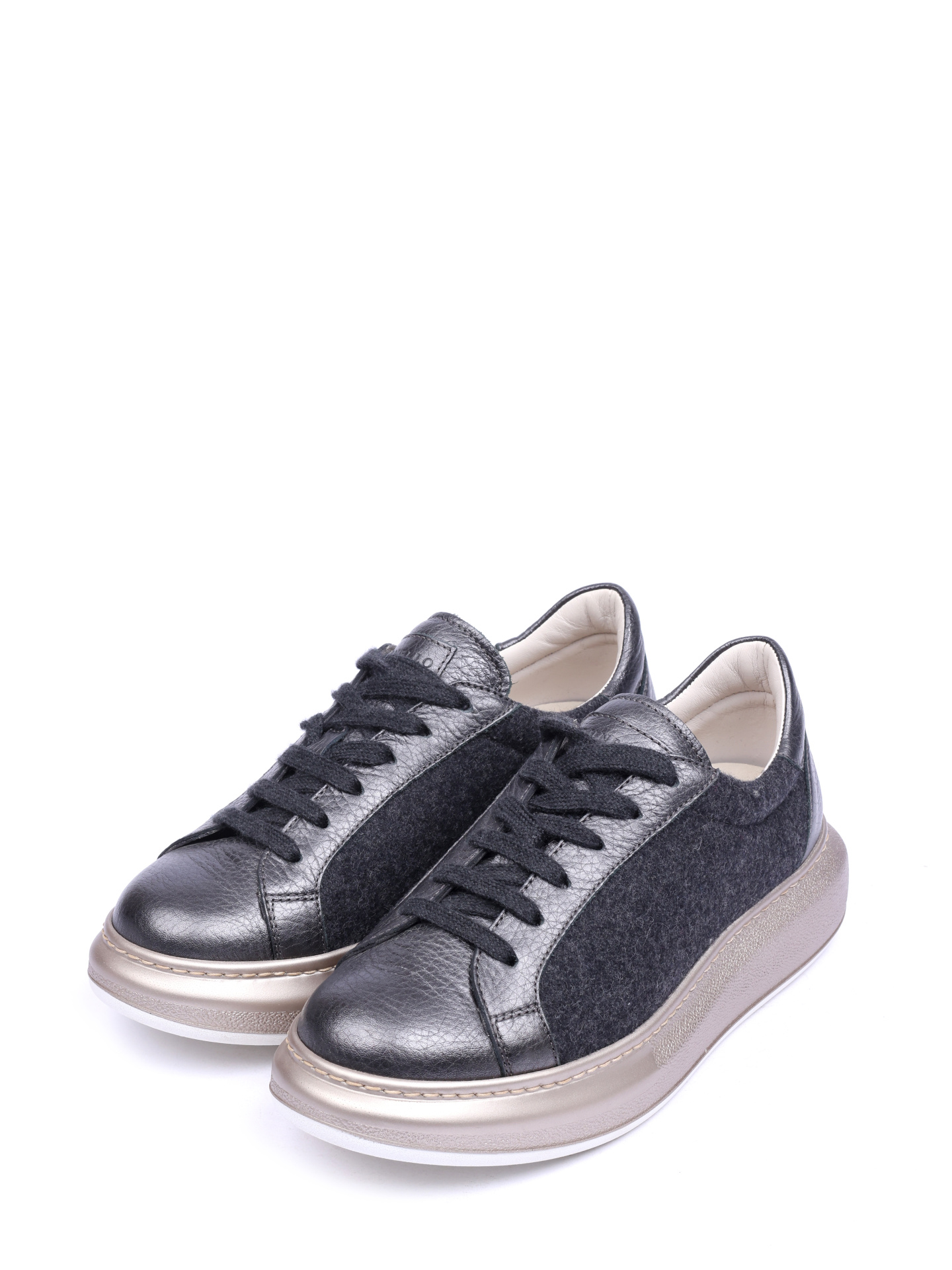 Кроссовки Brunello Cucinelli MZD37G020 комбинированные женские — купить в интернет-магазине Verdistore