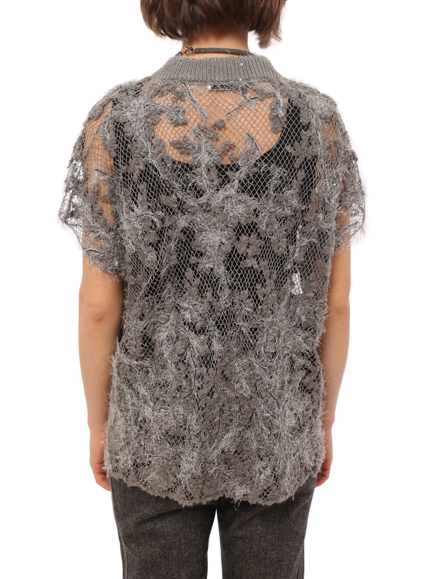 Жакет Brunello Cucinelli M10R01106 C2934 серый женский — купить в интернет-магазине Verdistore