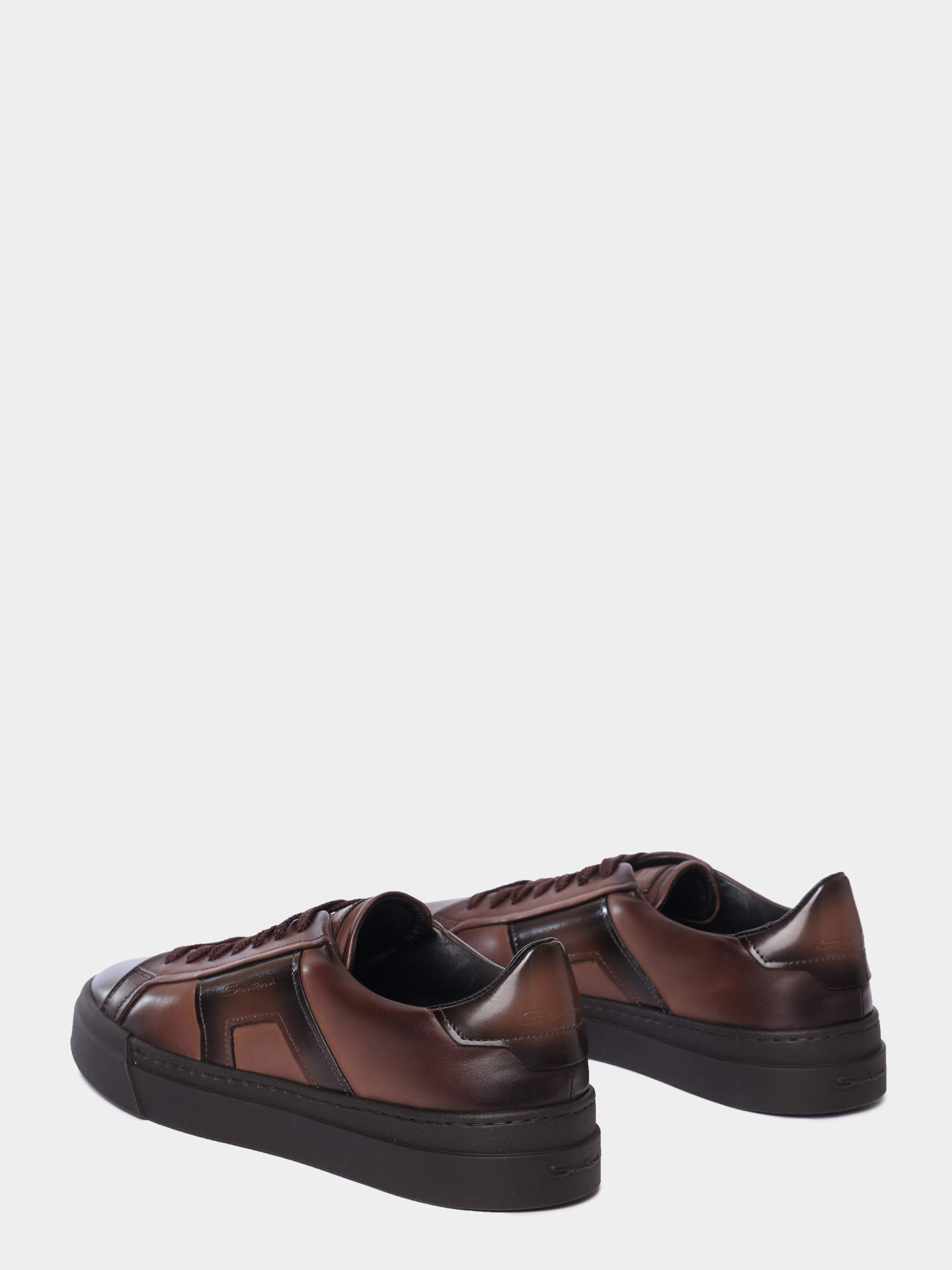 Кеды Santoni MBGG22018SMORGONT50 кожаные мужские — купить в интернет-магазине Verdistore